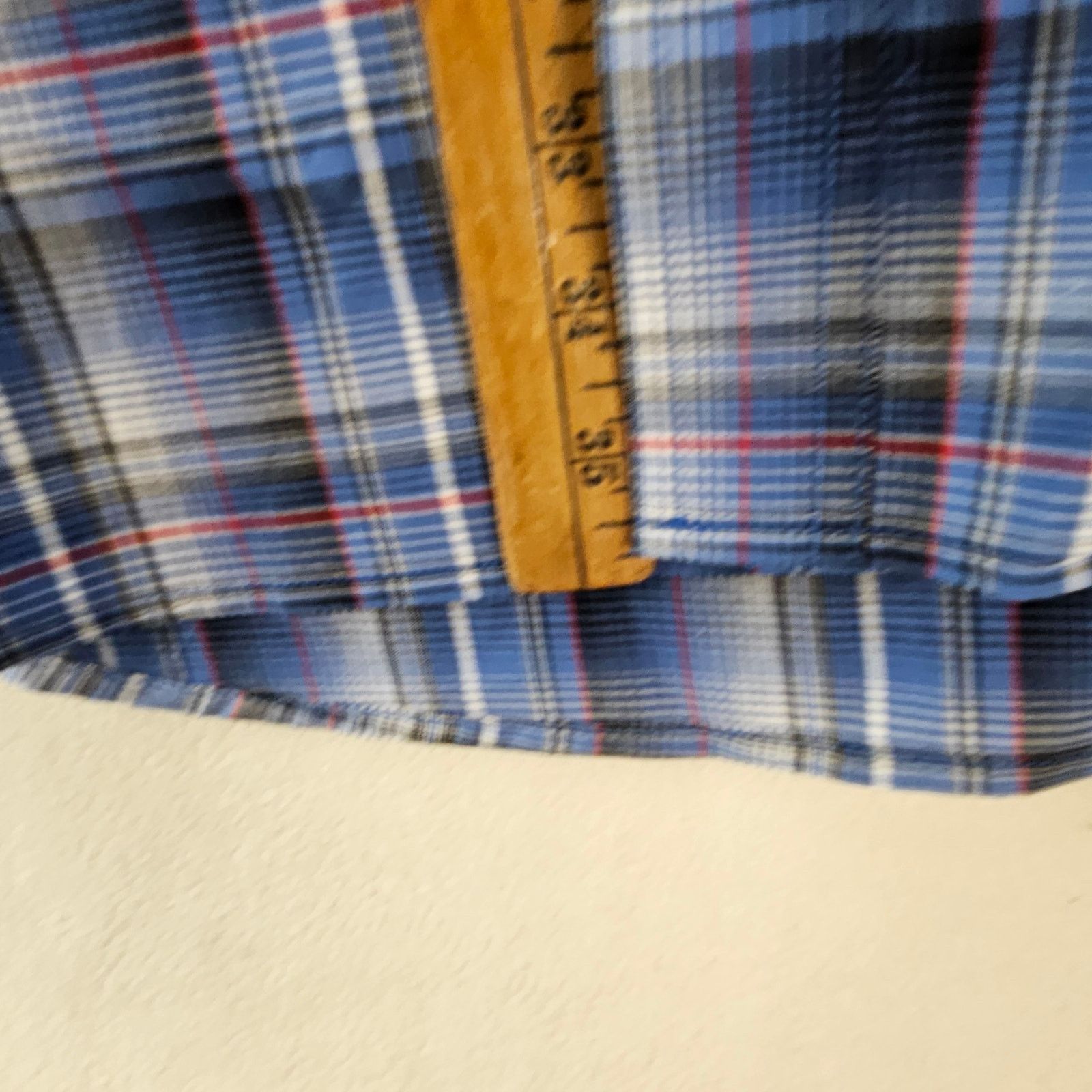 Wrangler WRANGLER PBR PLAID MEN'S 2XT PEARL SNAP WESTERN SHIRT NWT Size US XXL / EU 58 / 5 - 5 Thumbnail