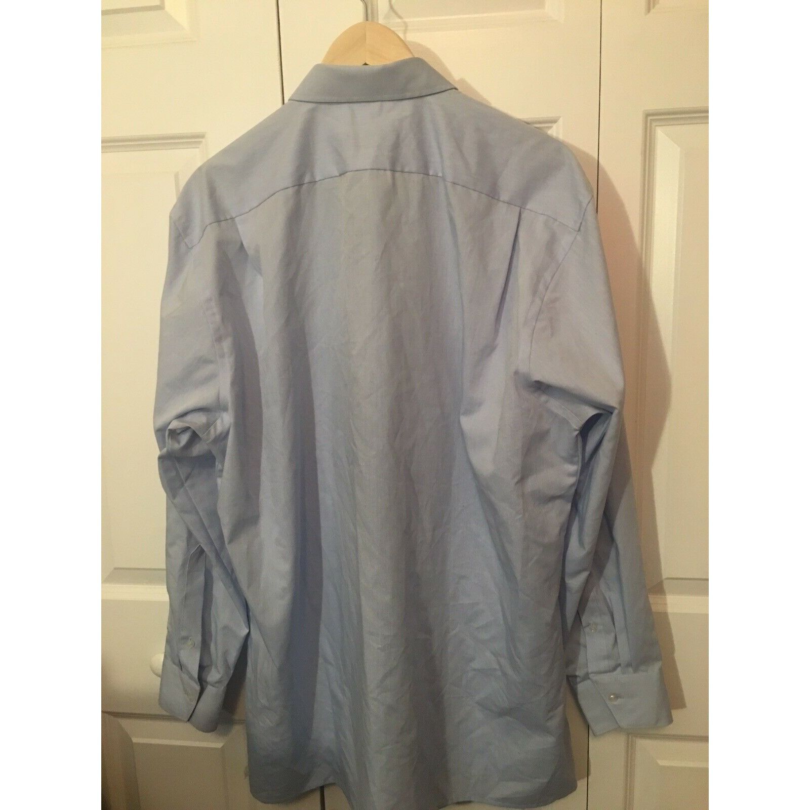 Other Marvelis Dress Shirt Blue Modern Fit Size 17 3/4 Non Iron Size US XL / EU 56 / 4 - 6 Thumbnail