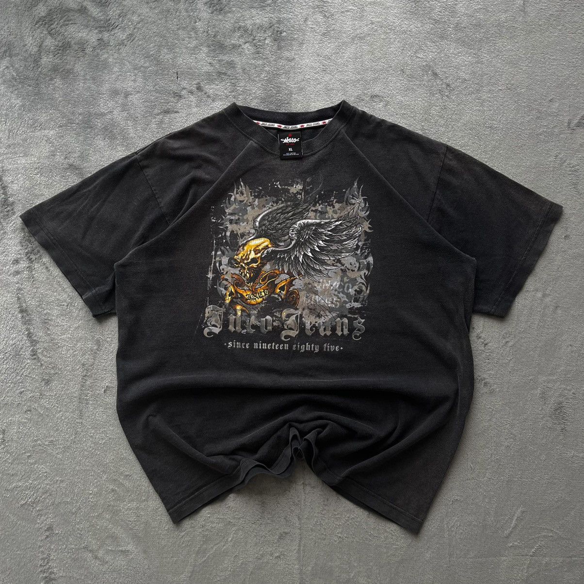 JNCO VINTAGE JNCO Y2K TEE - RARE SKULL WINGED GRAPHIC Size US XL / EU 56 / 4 - 1 Thumbnail