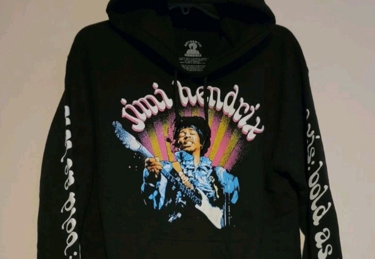 Jimi Hendrix NEW Jimi Hendrix “Bold As Love” Hoodie! L/S Hood Sweatshirt Size US S / EU 44-46 / 1 - 5 Thumbnail