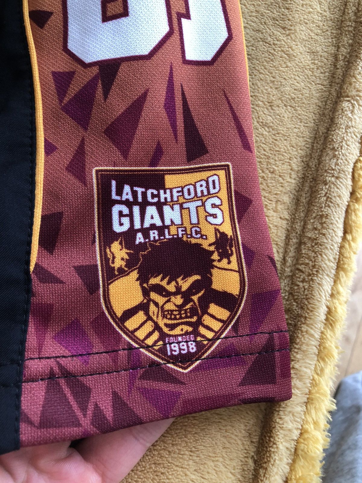 O'Neill × Vintage VINTAGE LATCHFORD GIANTS RUGBY ONEILL SPORT SHORTS Size US 31 - 2 Thumbnail