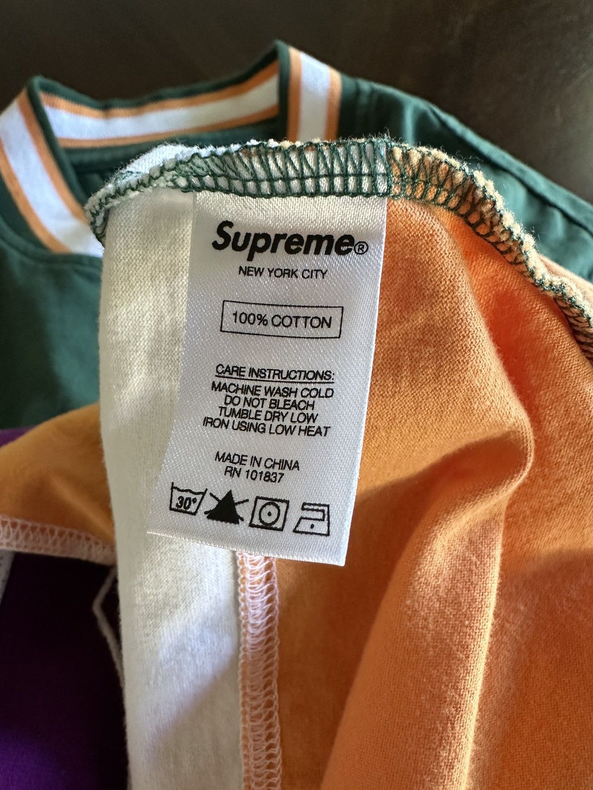 Supreme Supreme Half Zip Baseball Tee Size US M / EU 48-50 / 2 - 5 Thumbnail