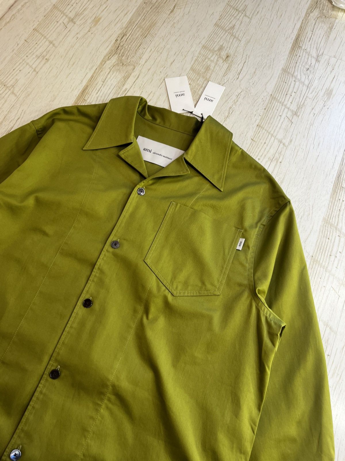 AMI Ami Paris Taupe Cotton Unisex Long Sleeve Shirt – Size M Size US M / EU 48-50 / 2 - 2 Thumbnail