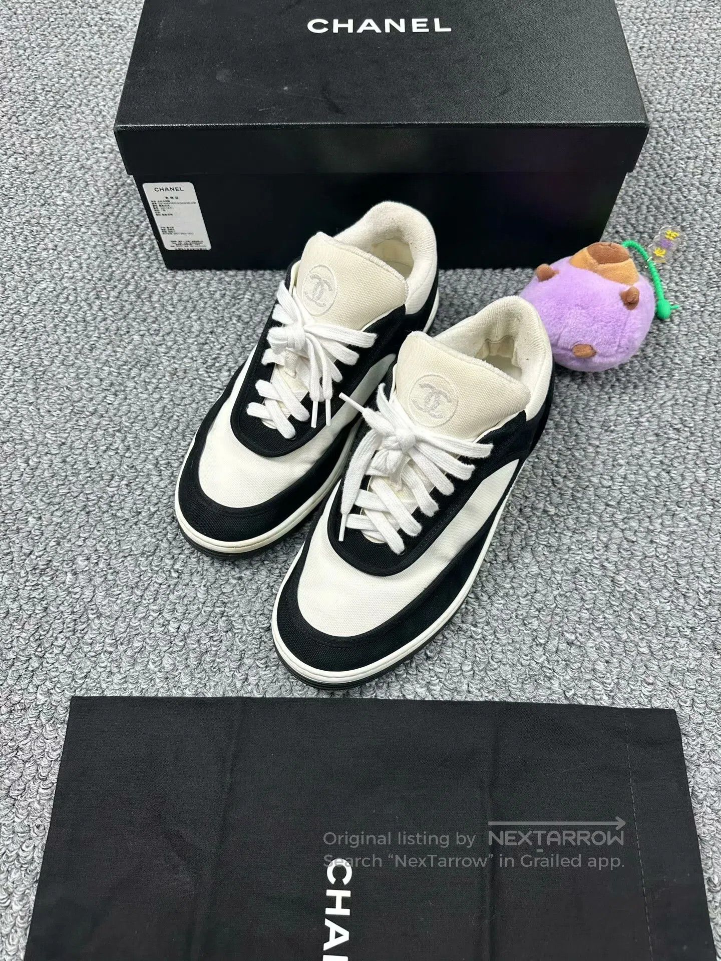 Chanel Chanel Panda Embroidery Logo Leisure Sneakers| Size US 8 / IT 38 - 1 Thumbnail