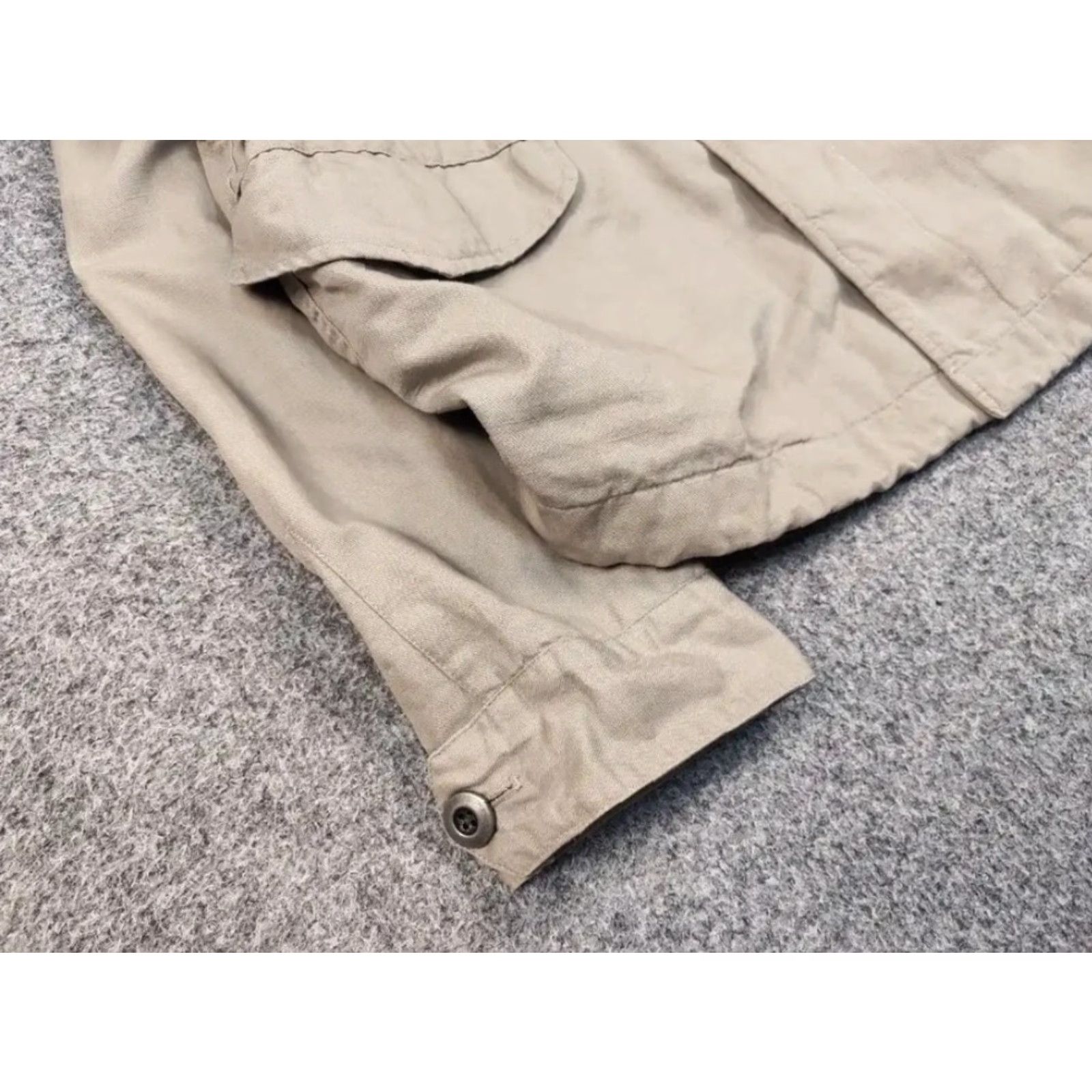 Allsaints Allsaints Field Beige Multi Pocket Vulcan Jacket Mens L Beige Army Military Jacket With Pockets Size US L / EU 52-54 / 3 - 6 Thumbnail