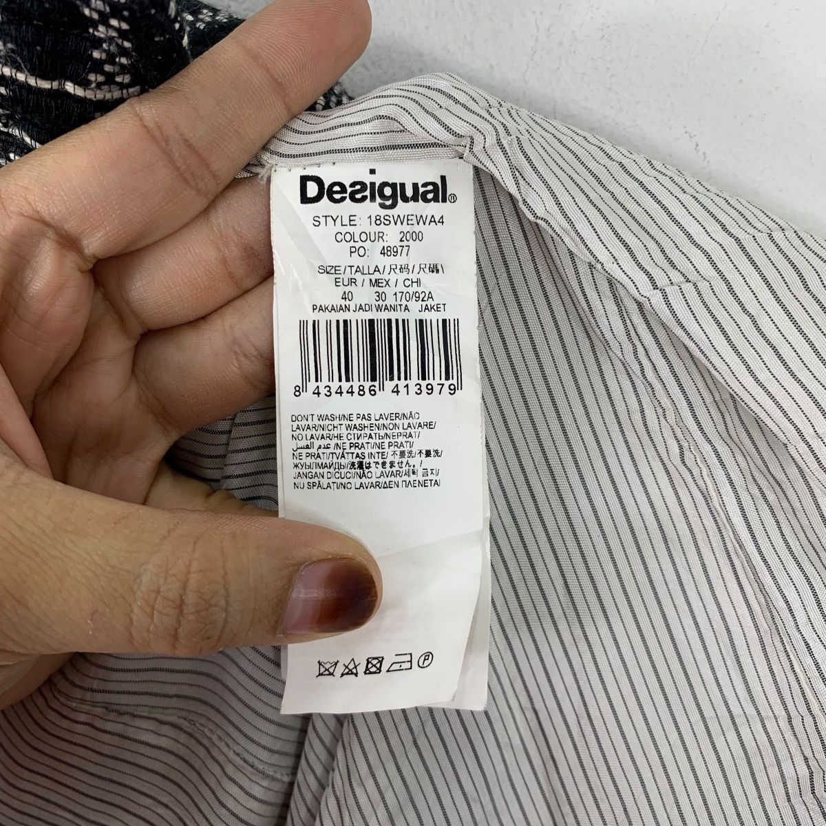 Desigual × Japanese Brand DESIGUAL Japanese Brand Designer Wool Long Coat Jacket Size US S / EU 44-46 / 1 - 6 Thumbnail
