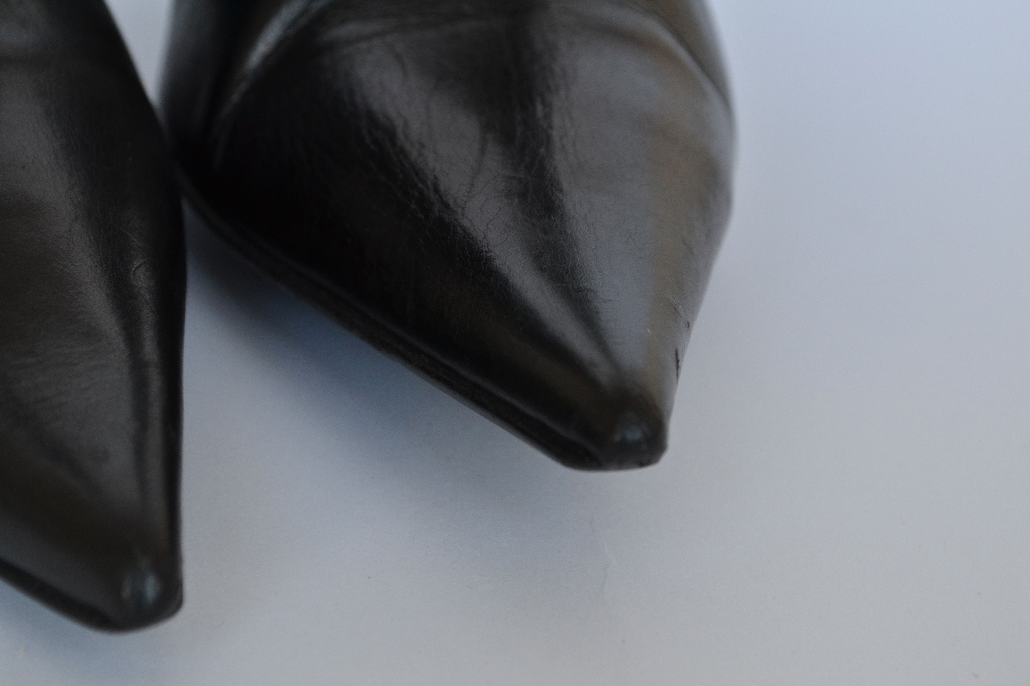 Dior DIOR Heels Boots Heels Metal Logo Shoes Black Vintage Zip Size US 6 / IT 36 - 9 Thumbnail