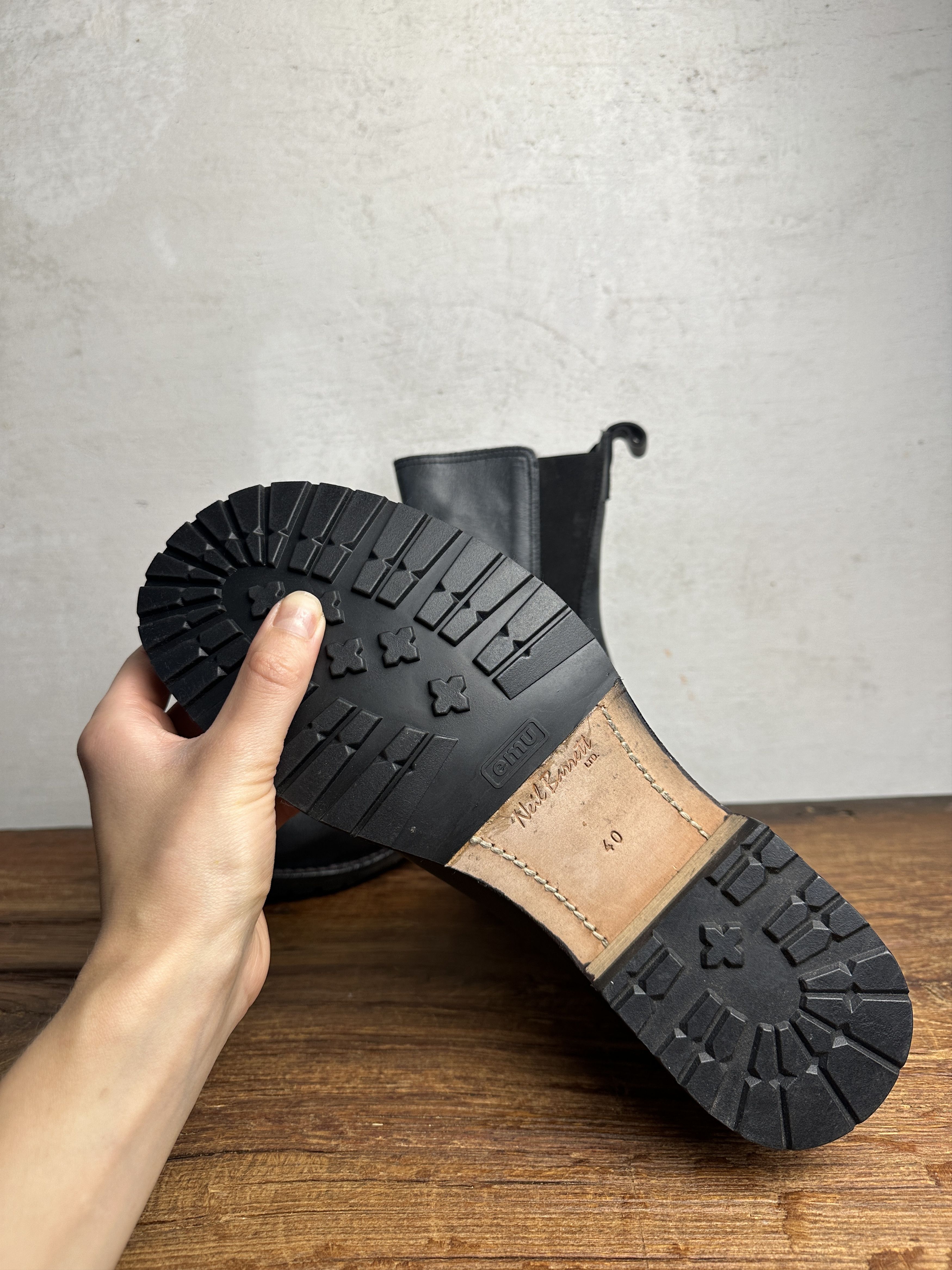 Neil Barrett Neil Barret Black Chelsea Size US 7 / EU 40 - 9 Thumbnail