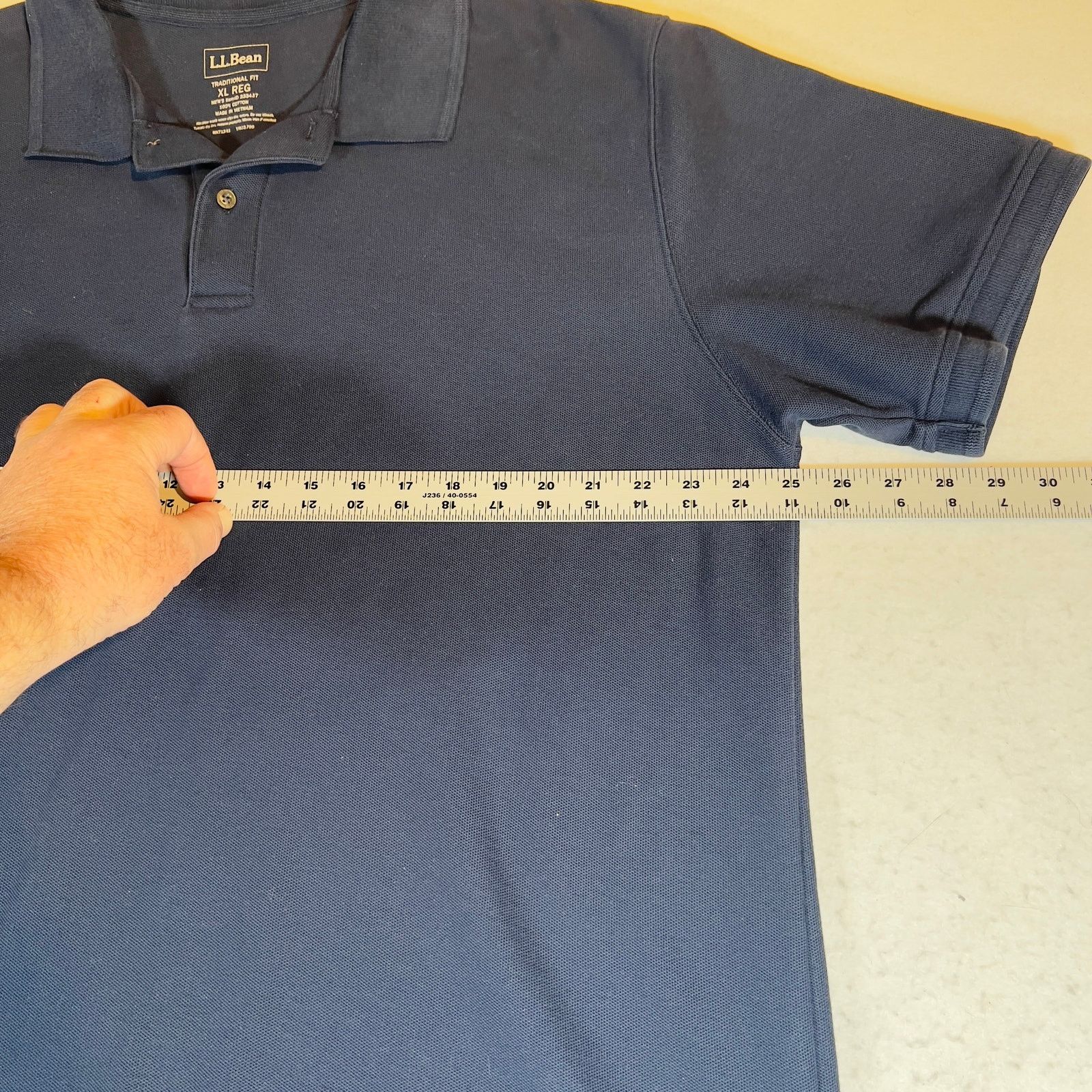 L.L. Bean L.L. Bean Polo Shirt Men XL 100% Cotton Blue #233437 Classic Size US XL / EU 56 / 4 - 5 Thumbnail