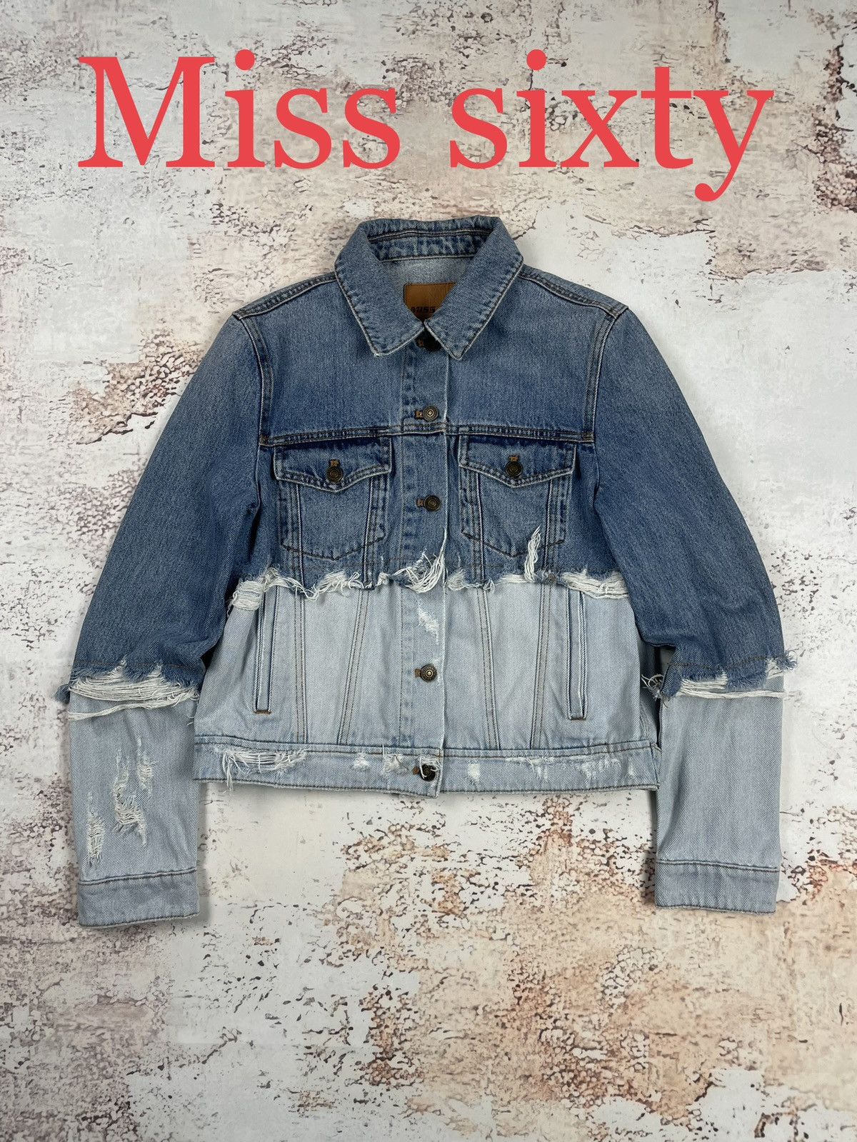 Miss Sixty Miss Sixty M Cropped Denim Jacket Blue Spring Classic egv Size M / US 6-8 / IT 42-44 - 1 Thumbnail