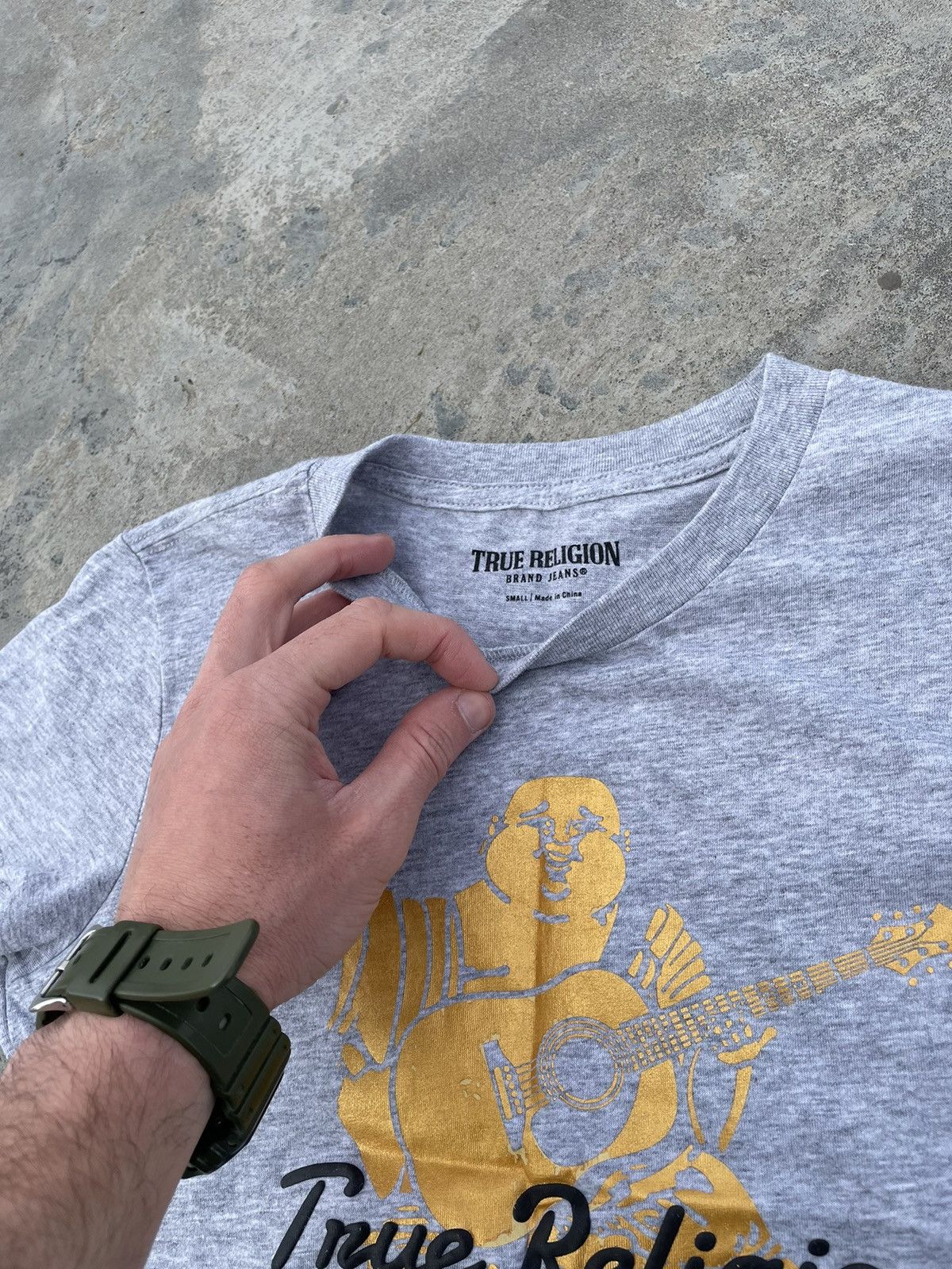 True Religion × Vintage True Religion Big Buddha T-Shirt Big Logo Embroidered Y2K Size US XS / EU 42 / 0 - 5 Thumbnail