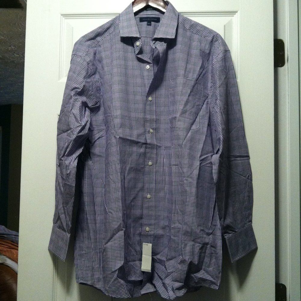 Tommy Hilfiger TOMMY HILFIGER MENS NEW 100%COTTON DRESS SHIRT 16.5/32-33 Size US L / EU 52-54 / 3 - 4 Thumbnail