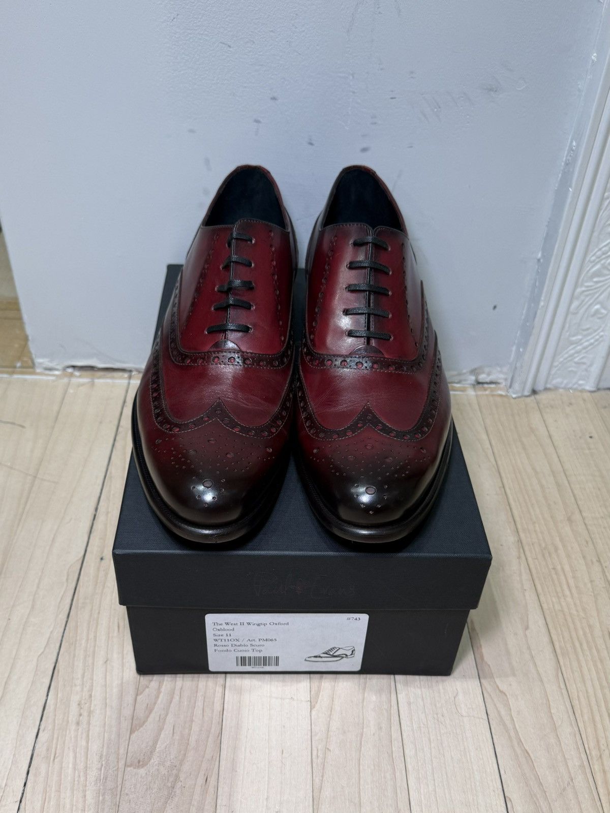 Paul Evans Paul Evans | West II Wingtip Oxford Size US 11 / EU 44 - 2 Thumbnail