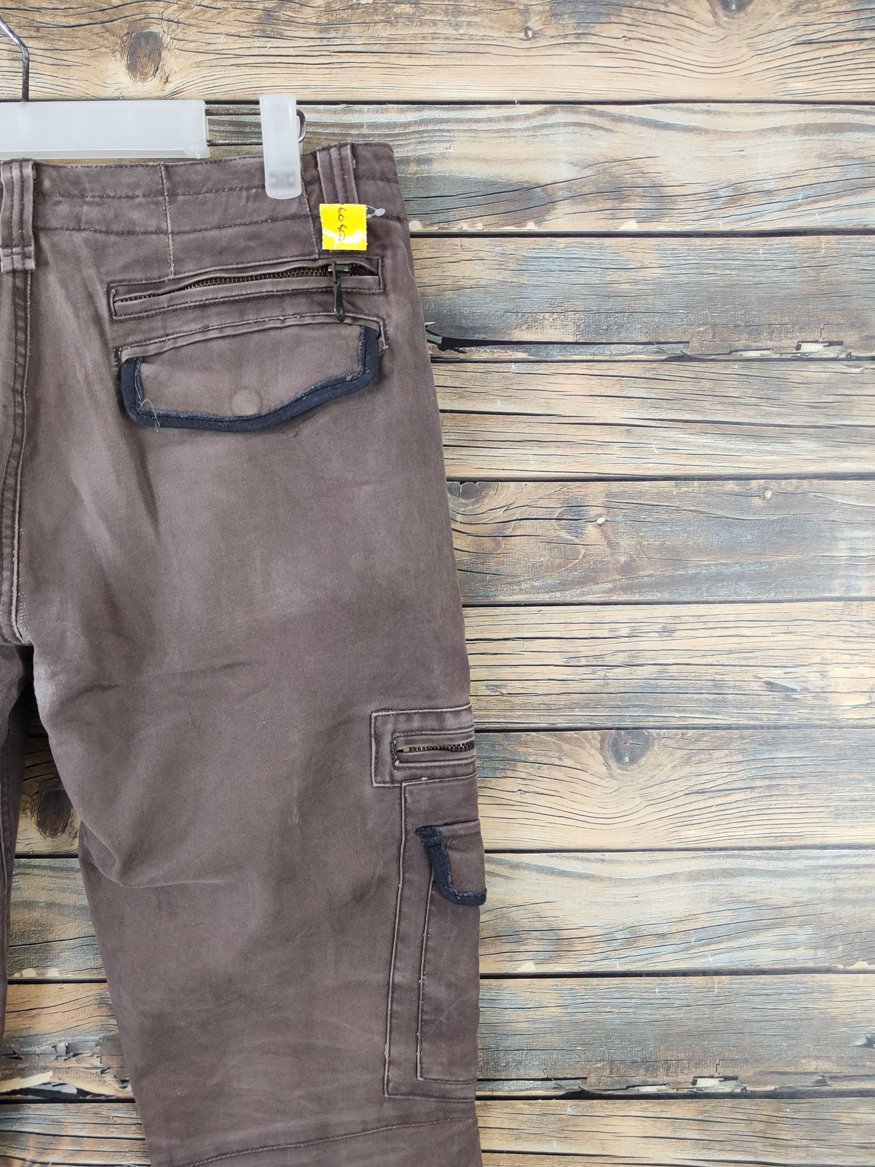Japanese Brand DL Daily News Brown Multipocket Tactical Cargo Pants #W1847 Size US 30 / EU 46 - 10 Thumbnail