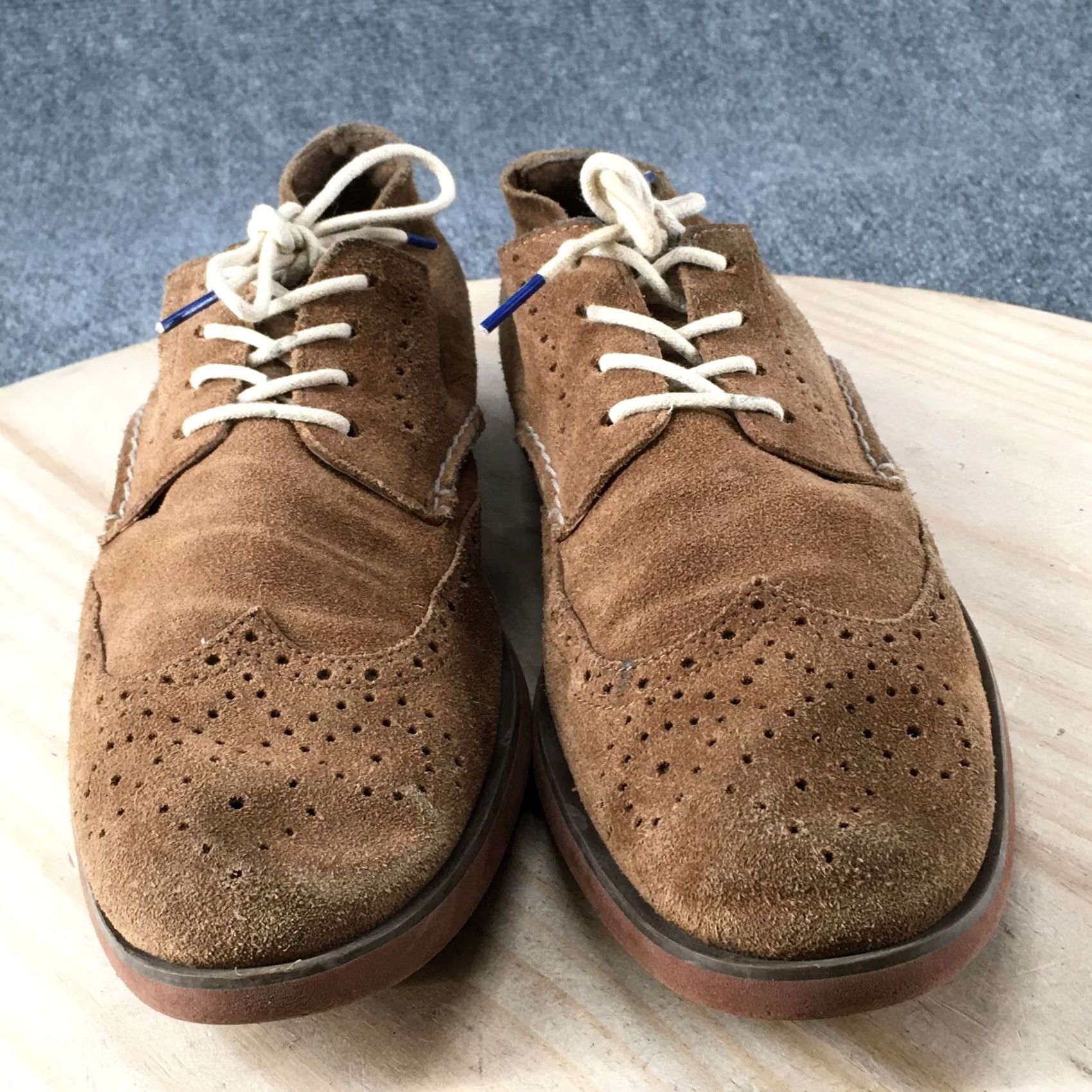Sperry Sperry Top Sider Wingtip Derby Oxford Mens 11.5M Brown Lace Up Suede 0297465 Size US L / EU 52-54 / 3 - 7 Thumbnail