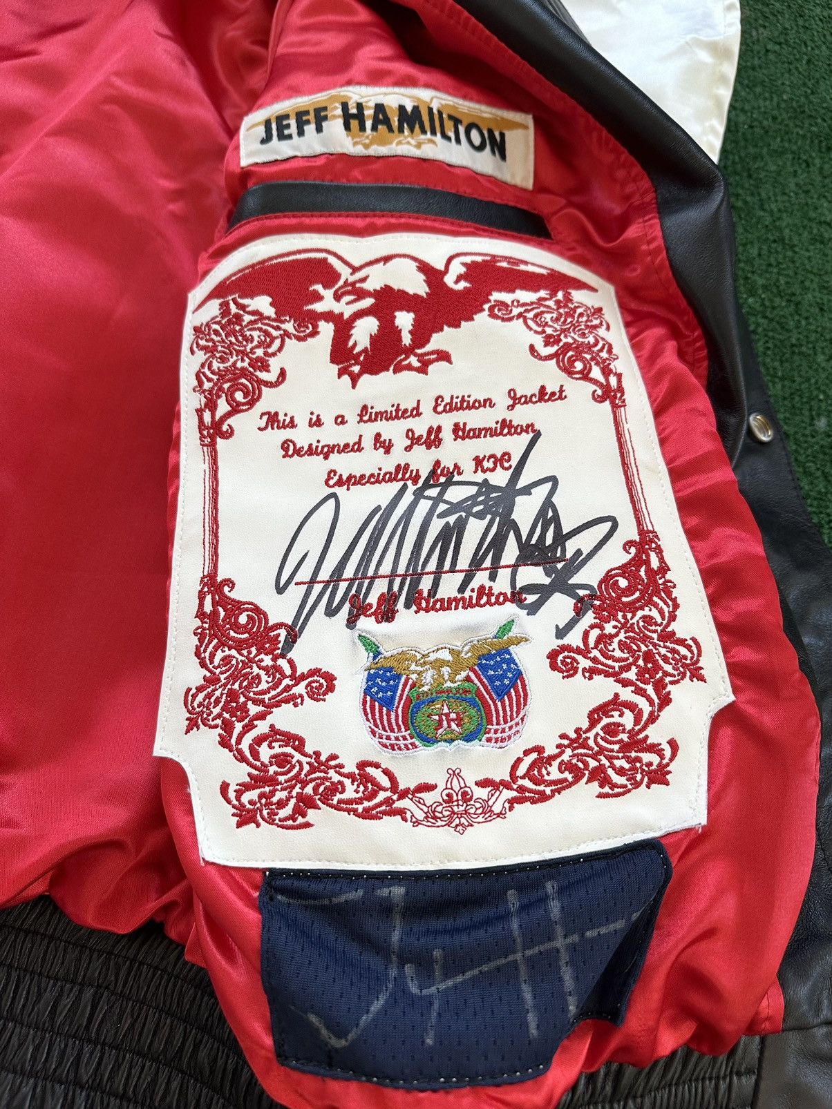 Jeff Hamilton Jeff Hamilton Tyrese Haliburton KFC Leather Jacket Sz Large Size US L / EU 52-54 / 3 - 7 Thumbnail