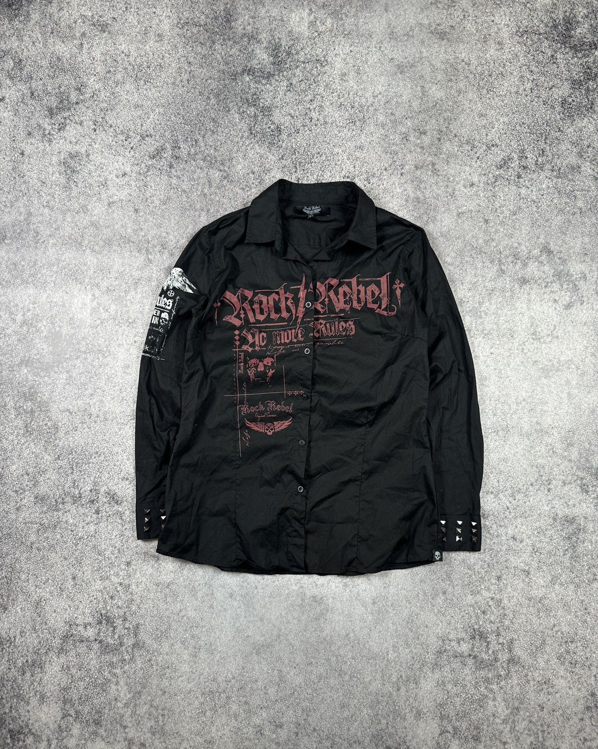 Rock Revival Y2K Rock Revival Angel Logo Button Up Shirts Avant Garde L Size US L / EU 52-54 / 3 - 1 Thumbnail