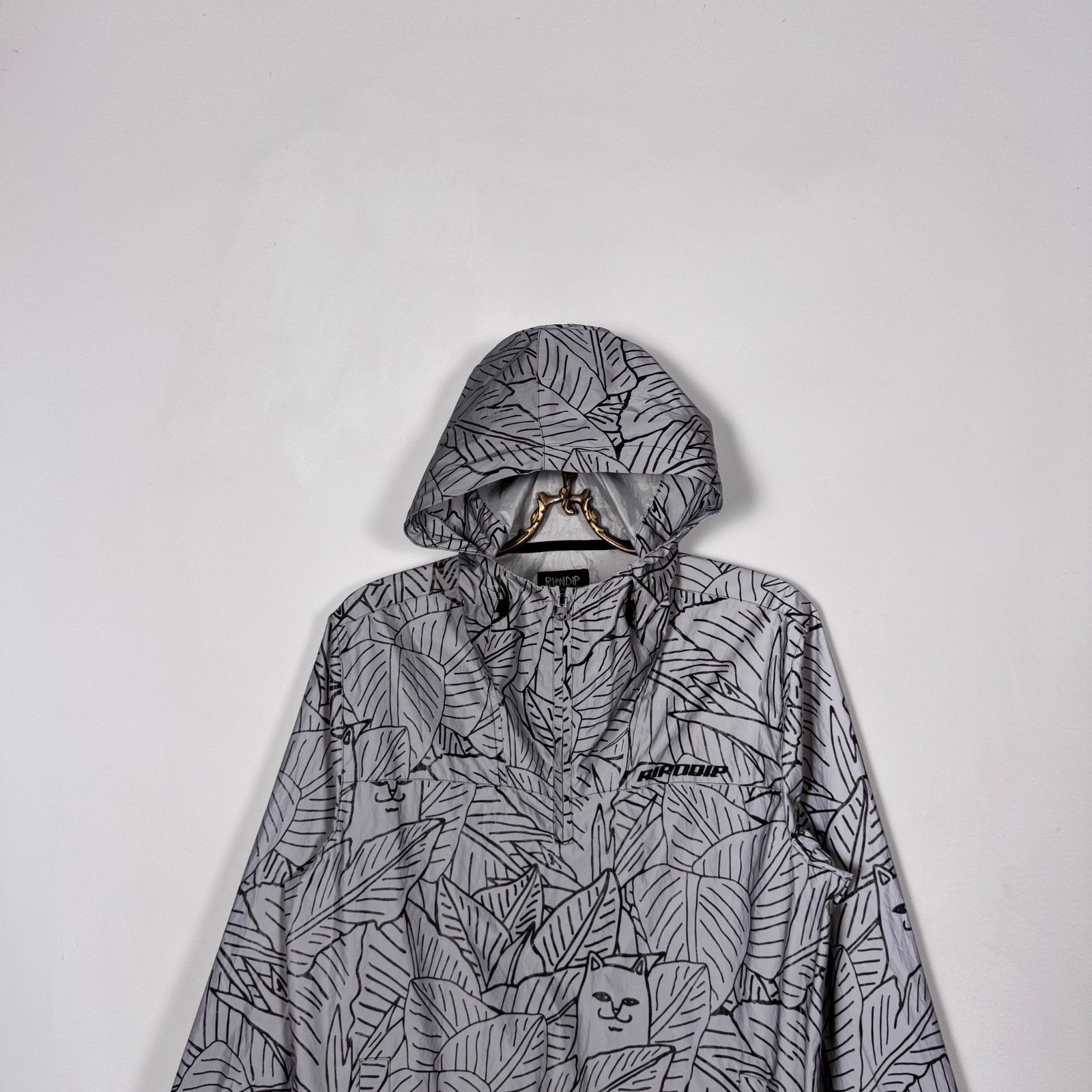 RIPNDIP RIPNDIP Vintage Printed Reflective Hooded Jacket Y2K Size US M / EU 48-50 / 2 - 3 Thumbnail