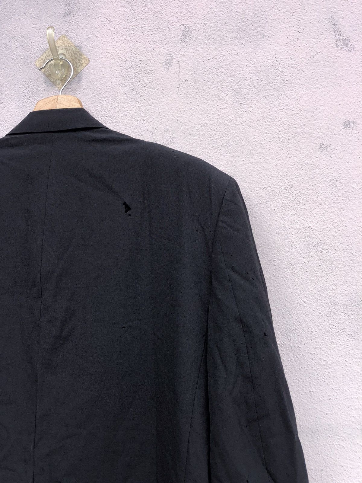 Comme des Garcons Comme des Garçons Distressed Blazer Jacket Size 40R - 13 Thumbnail