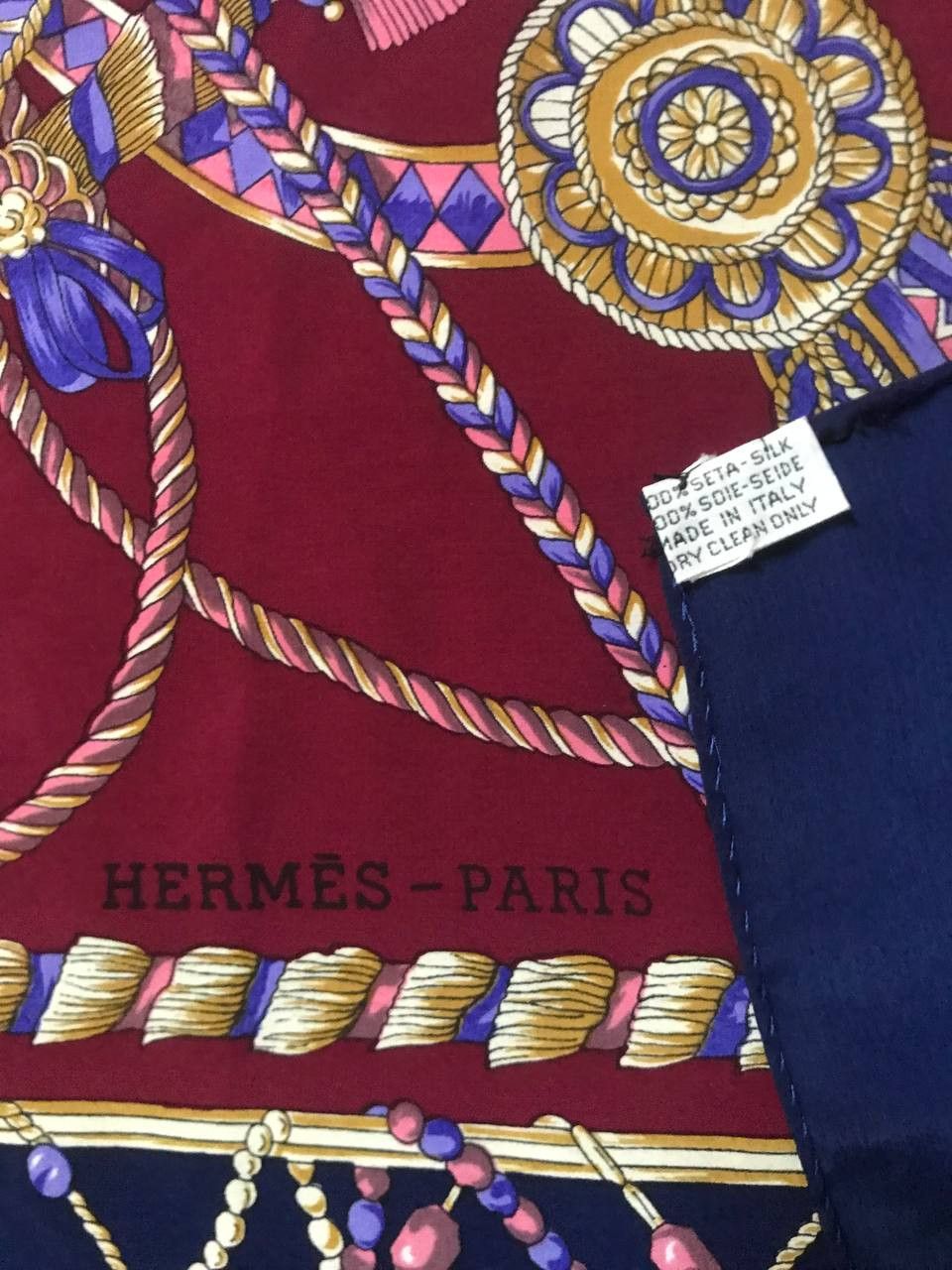 Hermes Vintage Hermes Paris Silk Scarf Size ONE SIZE - 3 Thumbnail