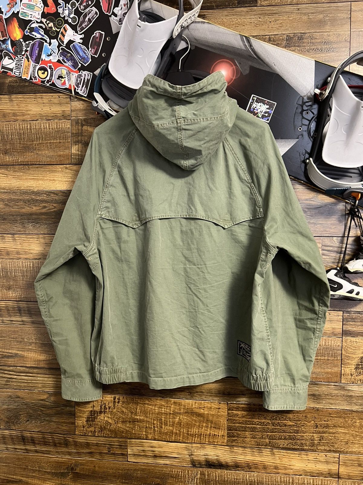 Polo Ralph Lauren × Vintage POLO RALPH LAUREN Military Jacket Green Big Pony Cotton Size US XL / EU 56 / 4 - 5 Thumbnail
