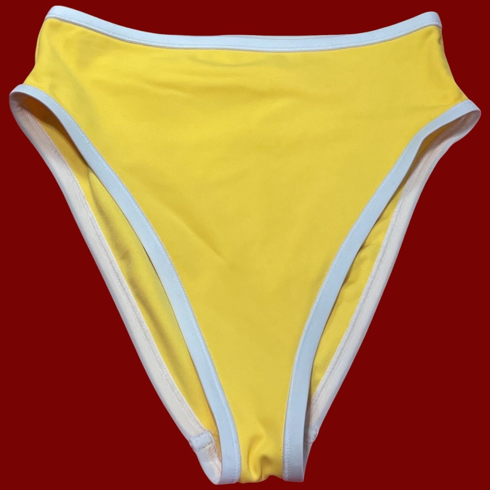 Other Shade & Shore-Women's High Waist High Leg Cheeky Contrast Ba Size ONE SIZE - 3 Thumbnail