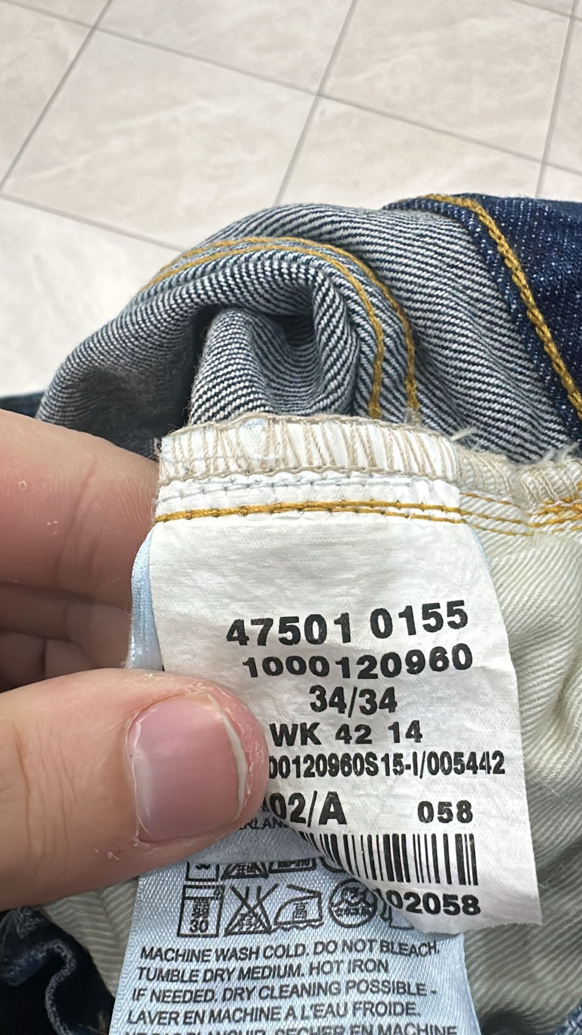 Levi's Vintage Clothing LVC Levi's Vintage Clothing 1947 501XX BigE Selvedge Jeans Size US 34 / EU 50 - 11 Thumbnail