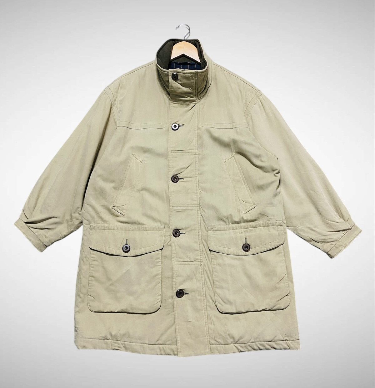 Burberry Vintage Burberry Distressed Jacket Size US L / EU 52-54 / 3 - 1 Thumbnail