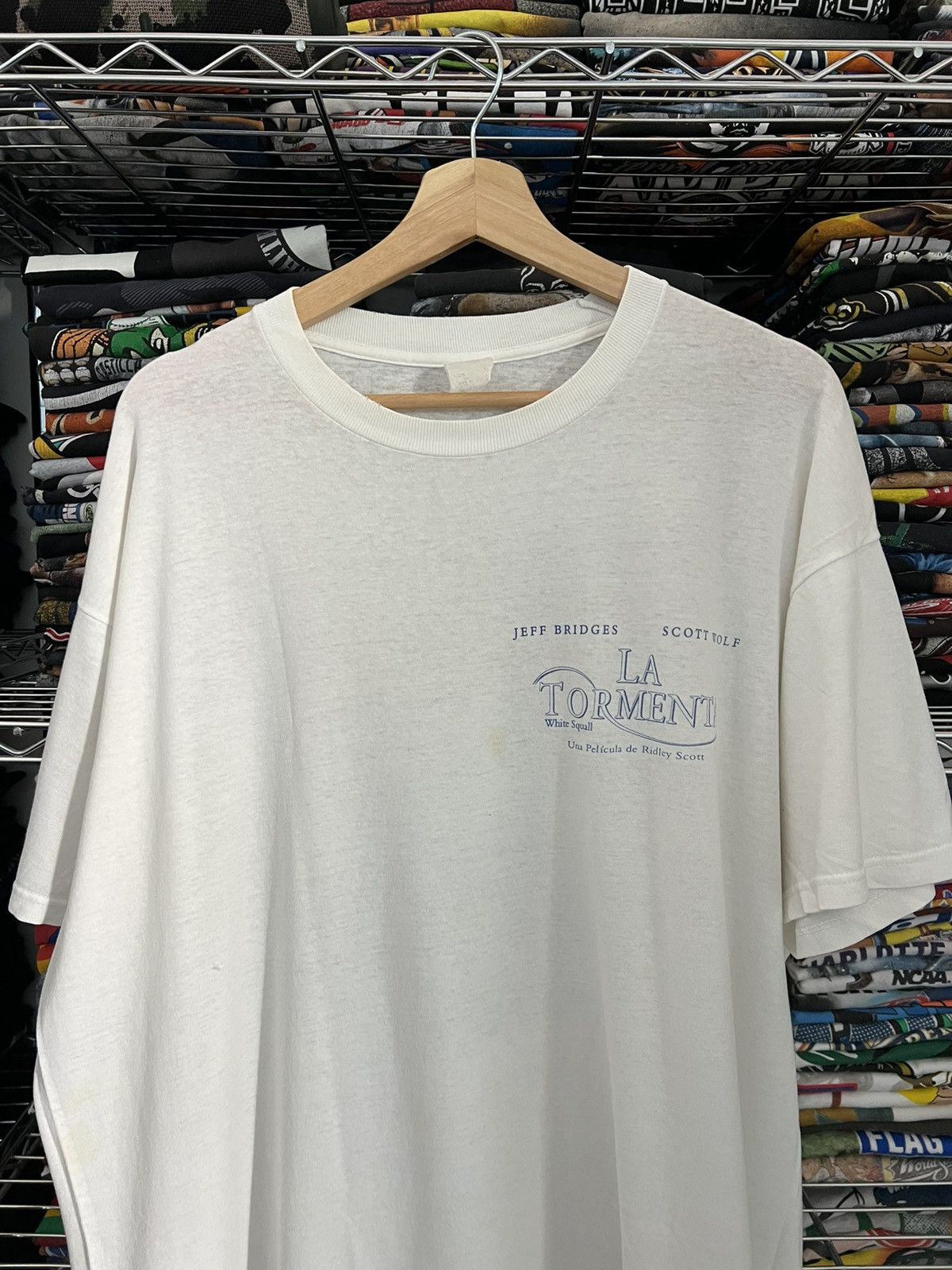 Vintage 1996 White Squall Spanish Promo Movie Ridley Scott Tee Size US XXL / EU 58 / 5 - 2 Thumbnail