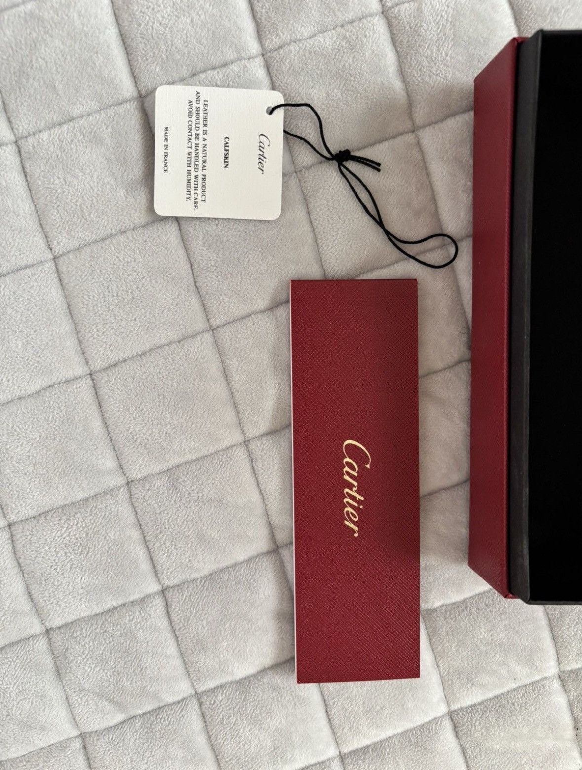 Cartier Cartier Sunglasses: Edition Santos Dumont - Calfskin Leather Size ONE SIZE - 11 Thumbnail