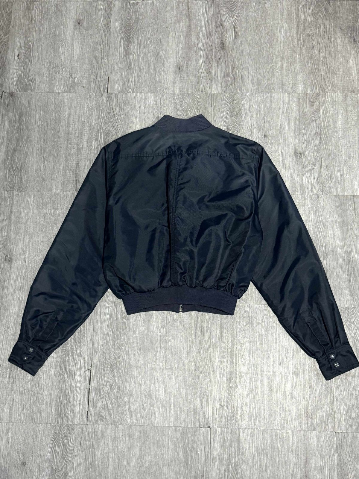 Chanel Chanel Vintage 1997 Blue Bomber Jacket Size M / US 6-8 / IT 42-44 - 8 Thumbnail