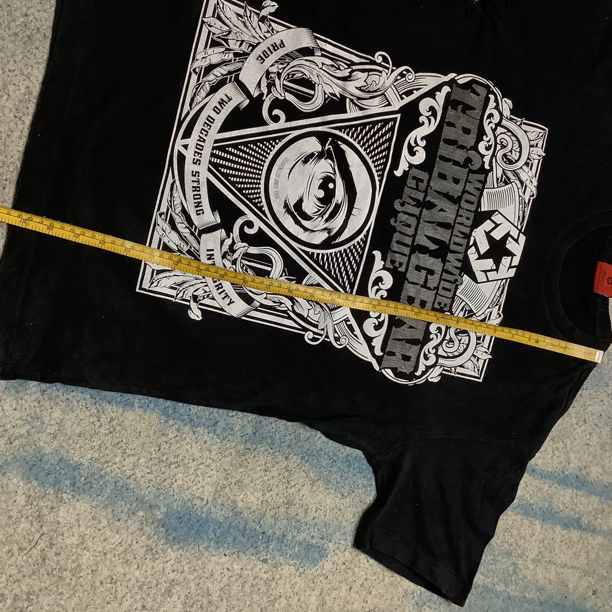 If Six Was Nine × Tribal Streetwear Tribal Gear Illuminati One Eyes Streetwear Vintage Size US L / EU 52-54 / 3 - 11 Thumbnail