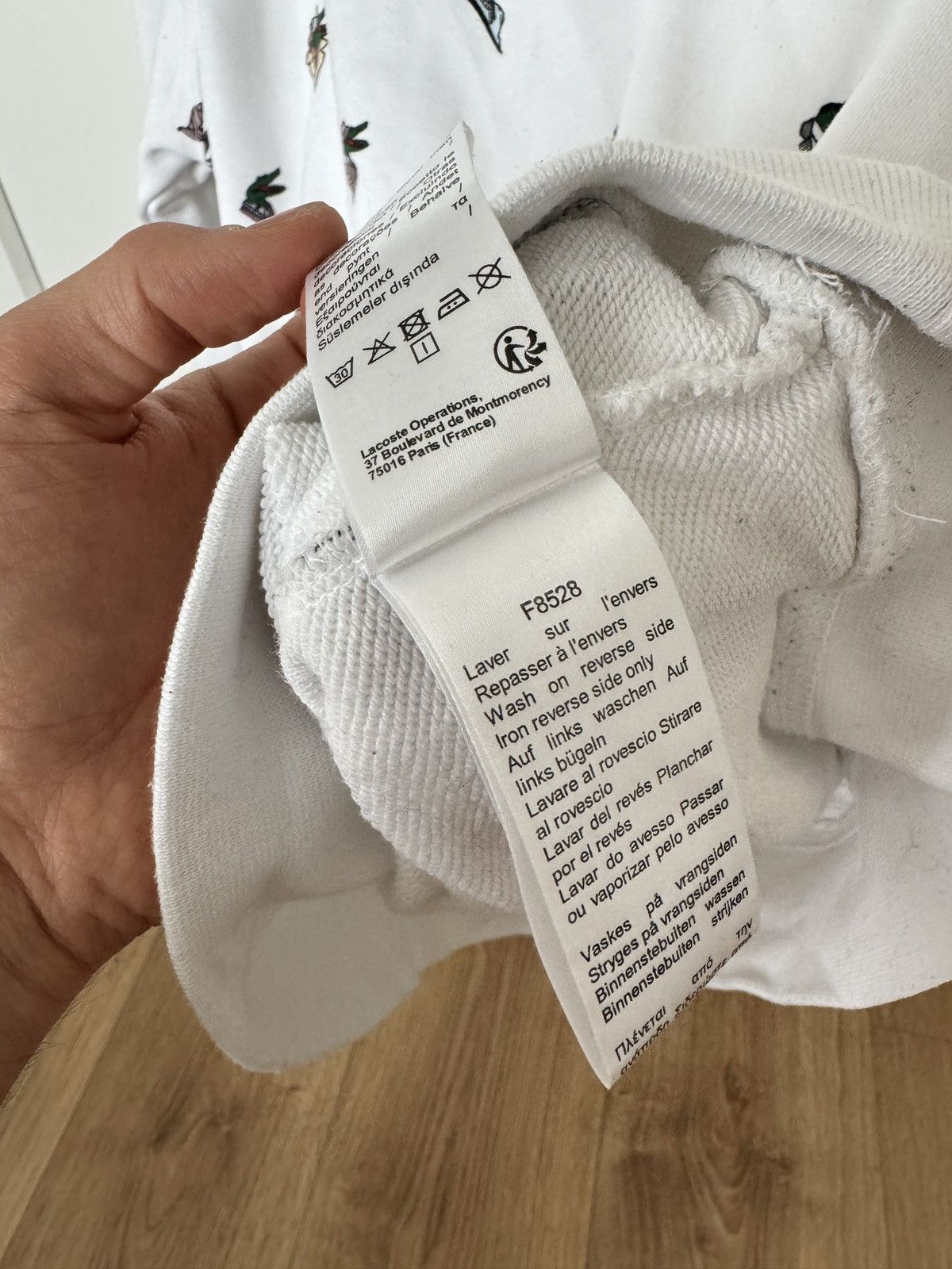 Lacoste Lacoste x Jean Michel Tixier sweatshirt monogram Size US M / EU 48-50 / 2 - 7 Thumbnail