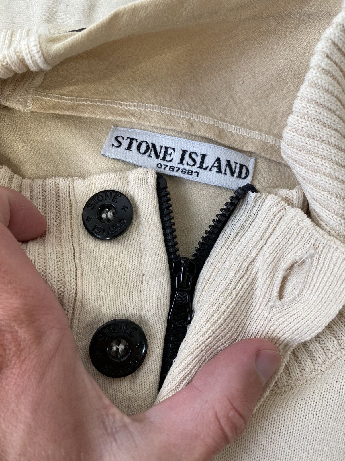 Stone Island Stone Island vintage half-zip knit sweater Size US M / EU 48-50 / 2 - 7 Thumbnail