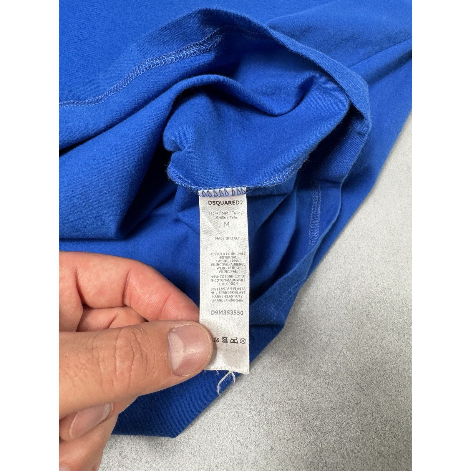 Dsquared2 Dsquared2 Underweatr Blue Men T Shirt Size M Designer Size US M / EU 48-50 / 2 - 8 Thumbnail