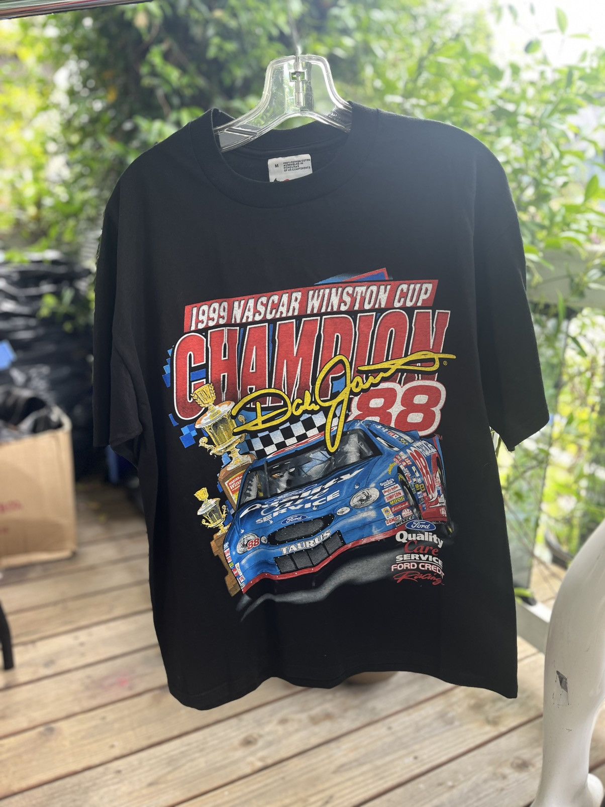 Chase Authentics × Vintage 1999 Dead Stock NASCAR Dale Jarret Tee Size US M / EU 48-50 / 2 - 1 Thumbnail