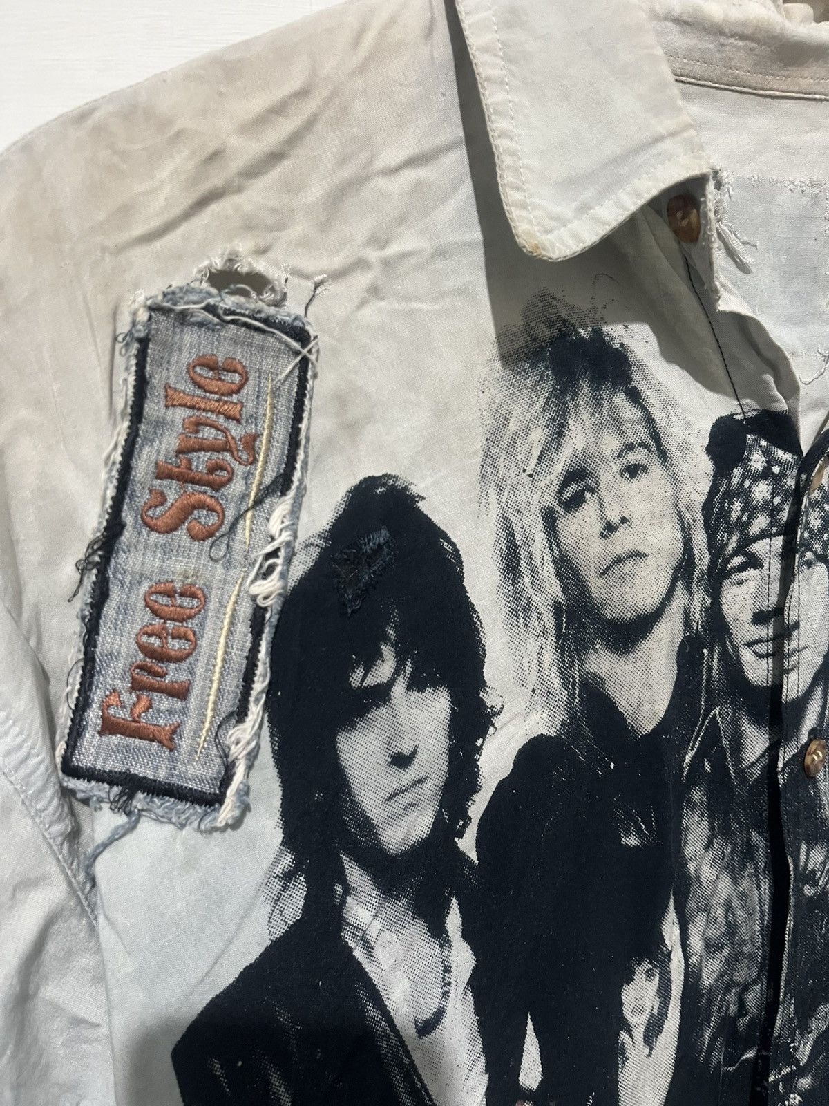 Guns N' Roses Guns N Roses Vintage Shirt Caded Distrassed Size US XL / EU 56 / 4 - 5 Thumbnail