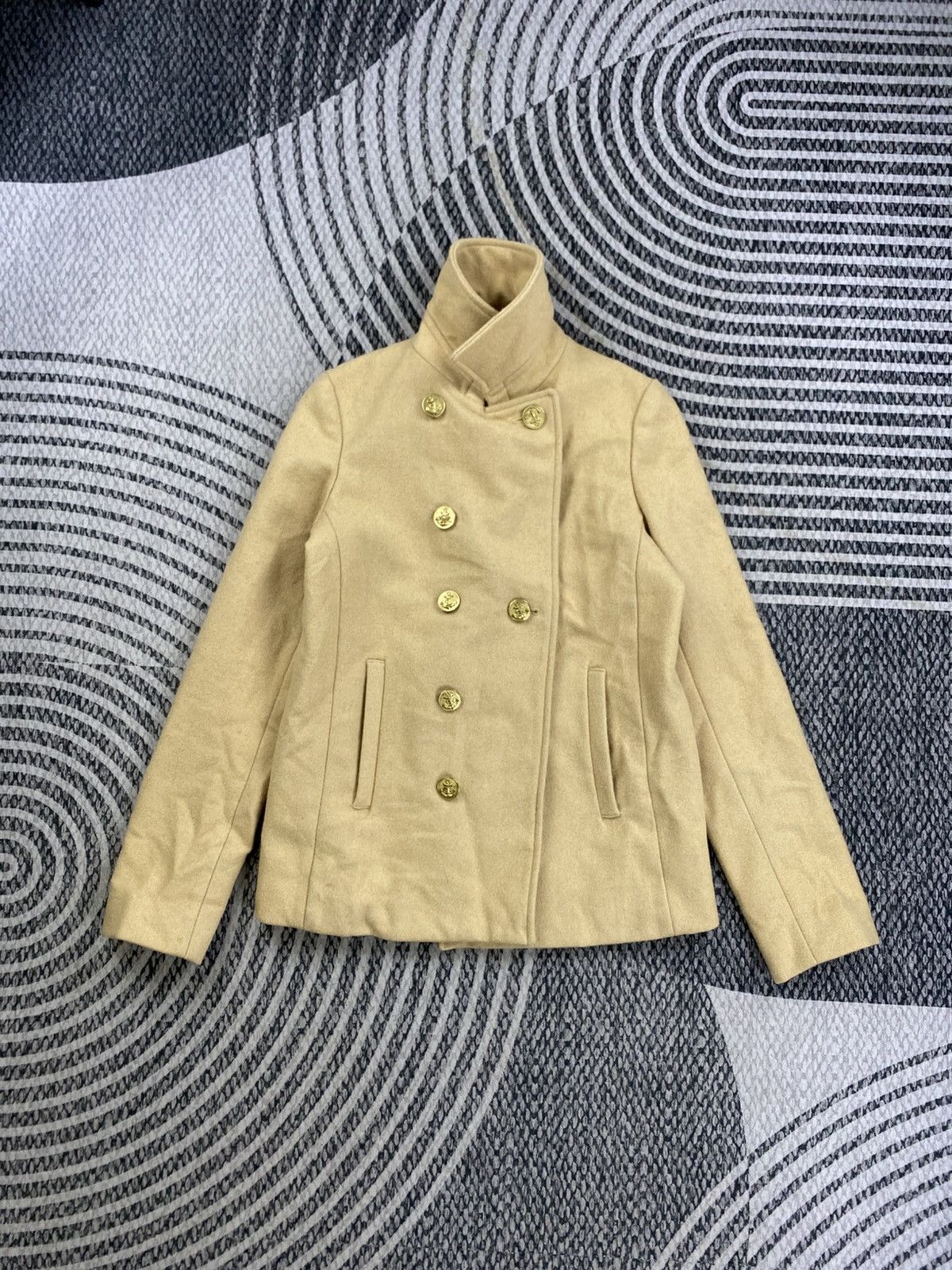 Japanese Brand Rodeo Crown Wool Blend Double Collar Coat Jacket Size US S / EU 44-46 / 1 - 7 Thumbnail