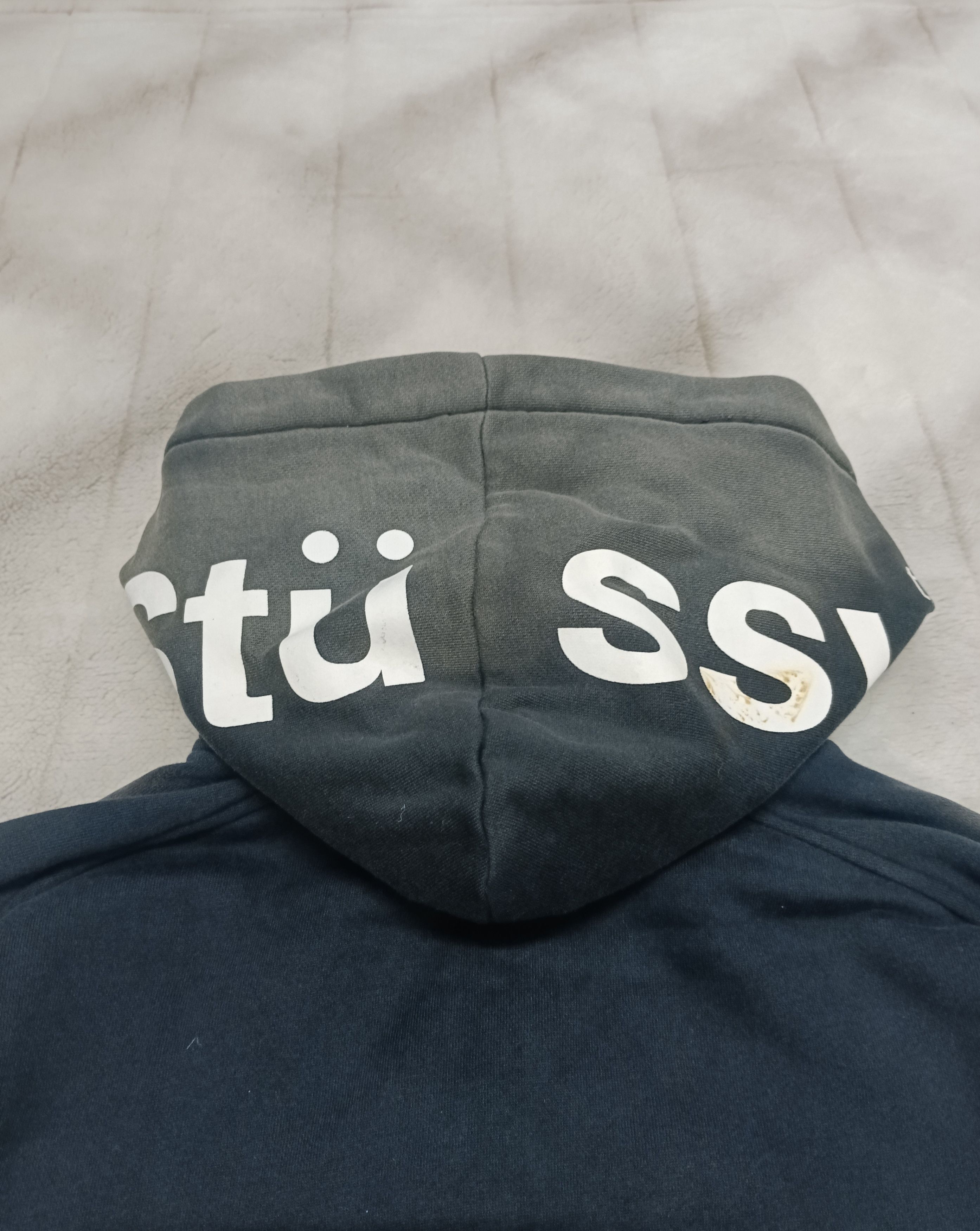 Stussy DISTRESSED STUSSY FADE TWO TONE HOODIE Size US L / EU 52-54 / 3 - 8 Thumbnail