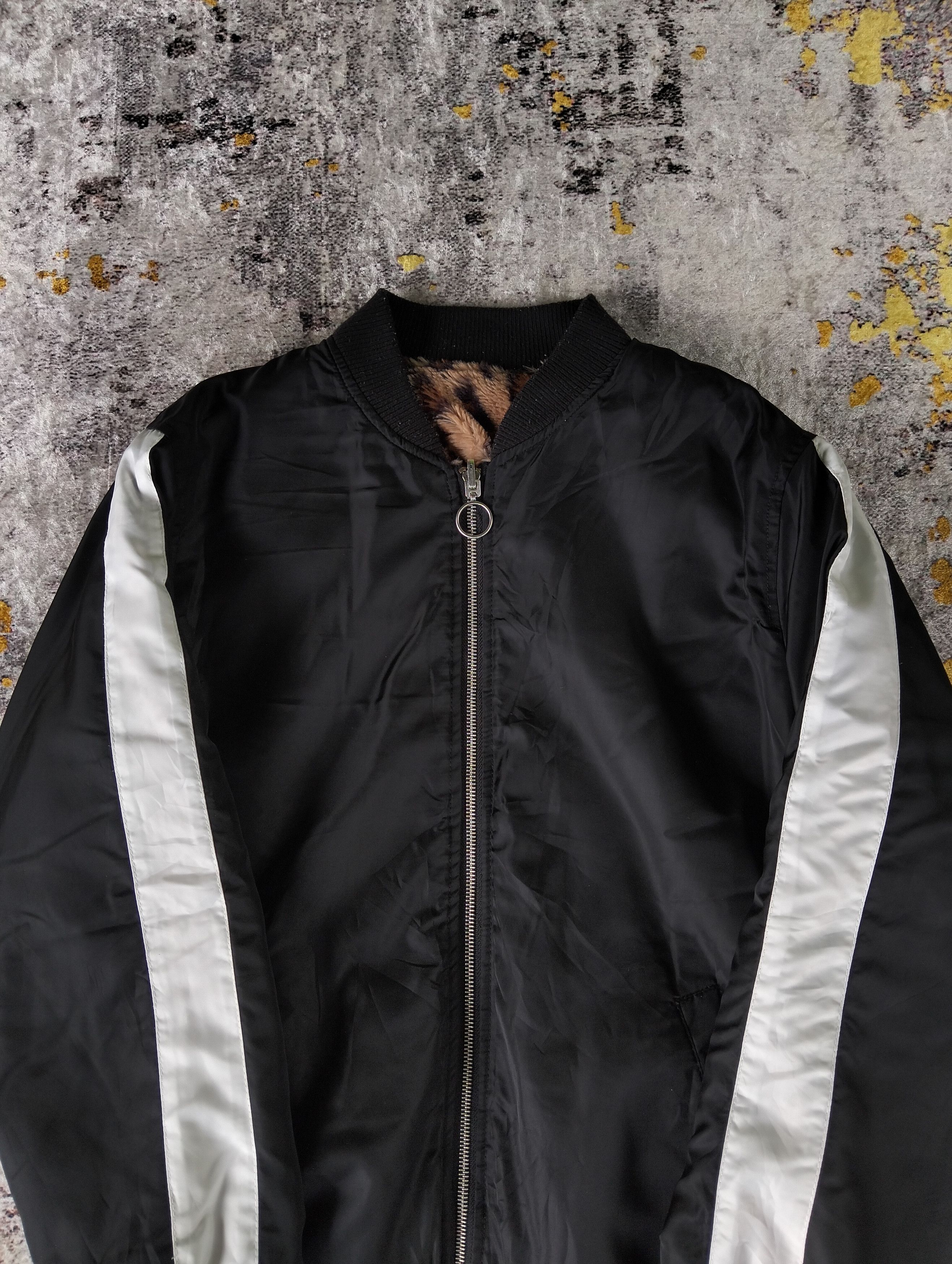If Six Was Nine Japanese One Way Leopard Reversible Bomber Jacket Size US M / EU 48-50 / 2 - 7 Thumbnail