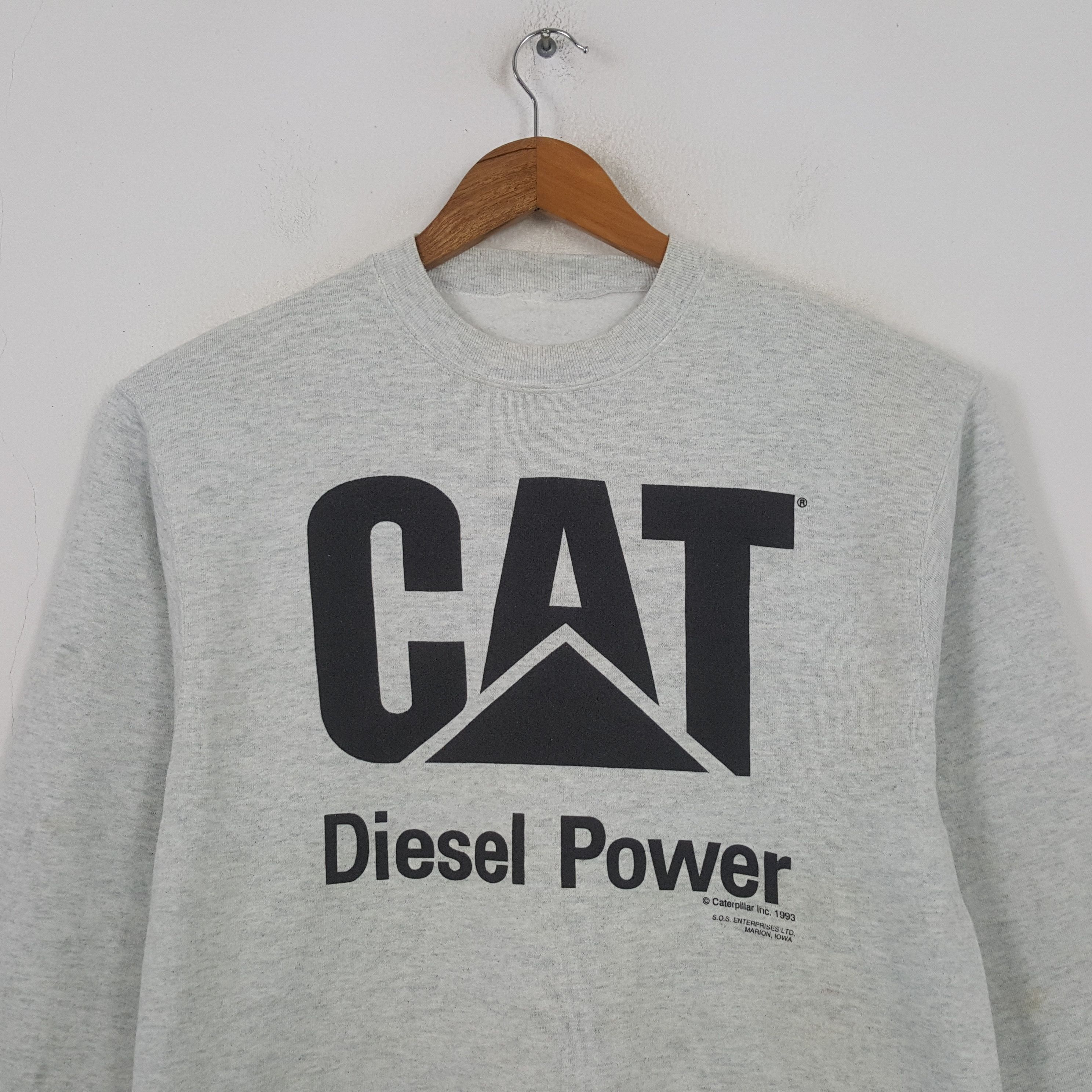 Other Vintage Cat Diesel Power Sweatshirt RR5 Size US M / EU 48-50 / 2 - 2 Thumbnail
