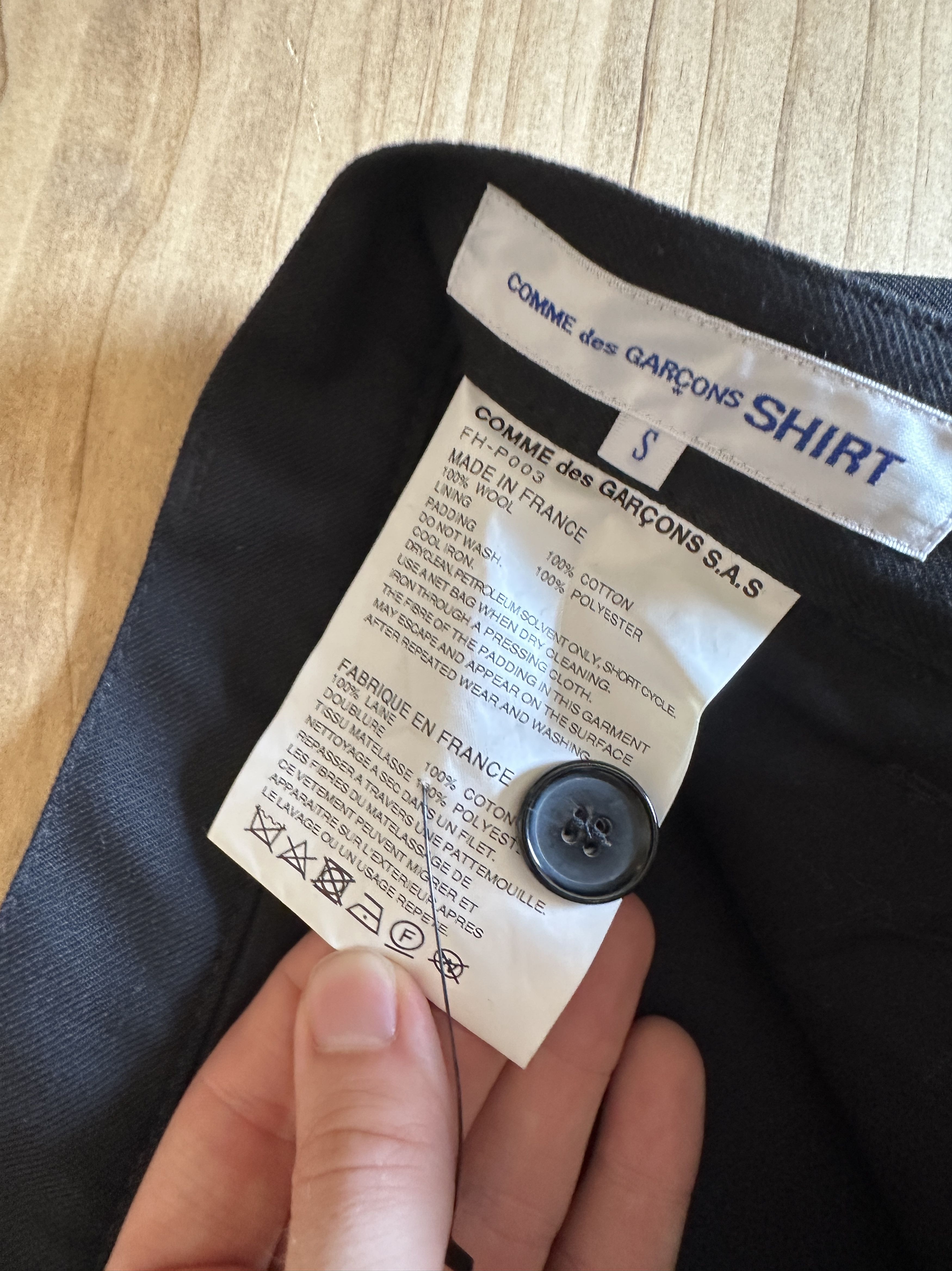Comme des Garcons Comme des Garcons Wool Quilted Pants Size US 32 / EU 48 - 3 Thumbnail