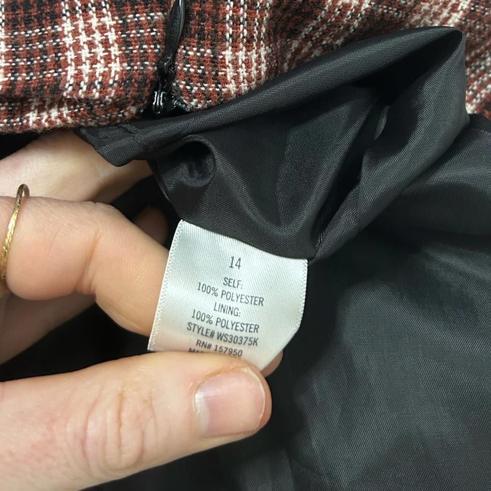 Designer Fransceca’s l NWT Plaid Faux Wrap Mini Skirt Size 14Y Size 24" / US 00 / IT 34 - 7 Thumbnail