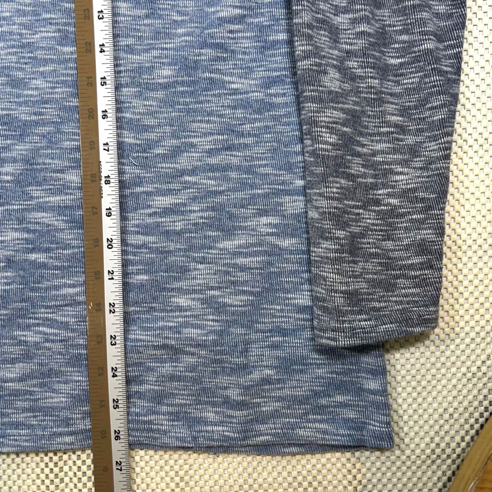 Lucky Brand Lucky Brand Henley Shirt Long Sleeve Raglan Knit Top Blue Womens XL Size XL / US 12-14 / IT 48-50 - 8 Thumbnail