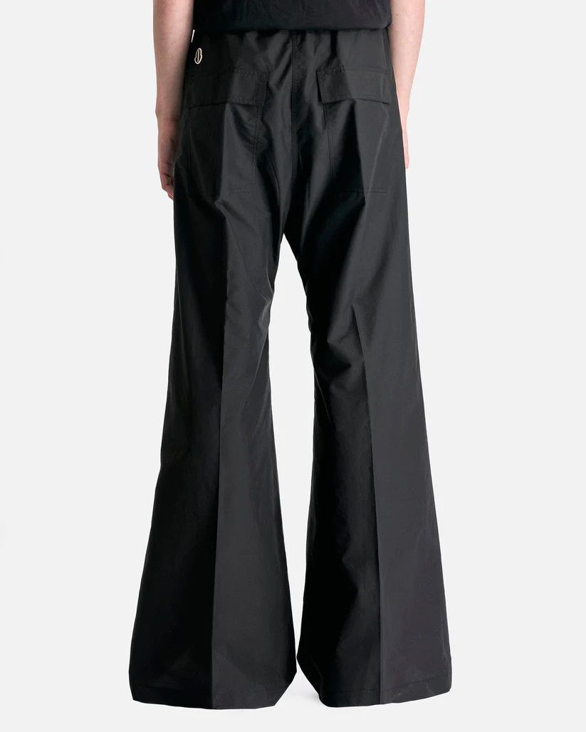 Rick Owens o1s1v1r1oon0825 Moncler Belas Wide Leg Trousers in Black Size US 32 / EU 48 - 2 Thumbnail