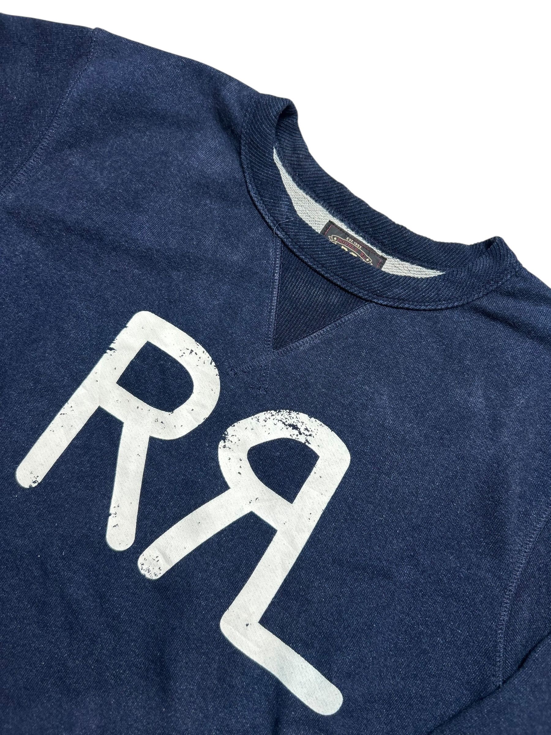 RRL Ralph Lauren Double RL RRL Ralph Lauren Sweatshirt Indigo Loopwheel Size US L / EU 52-54 / 3 - 3 Thumbnail