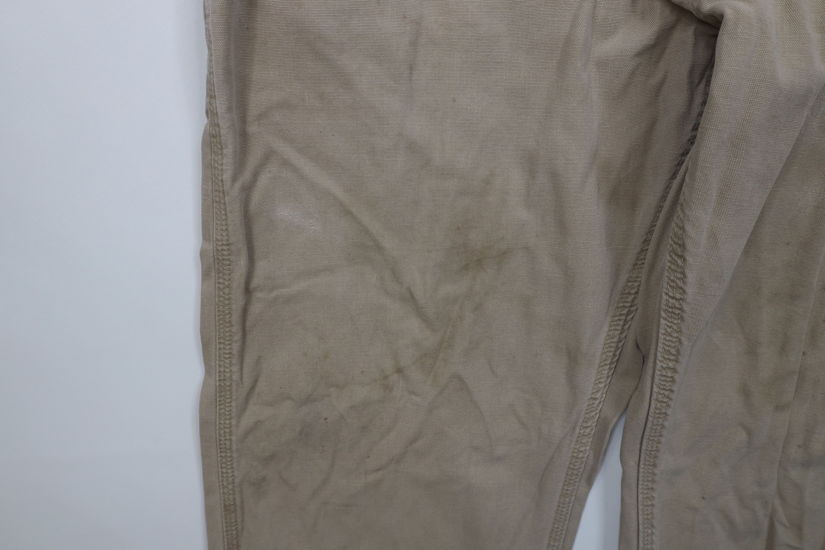 Carhartt Vintage Carhartt Spell Out Wide Leg Dungaree Pants Khaki Size US 38 / EU 54 - 7 Thumbnail