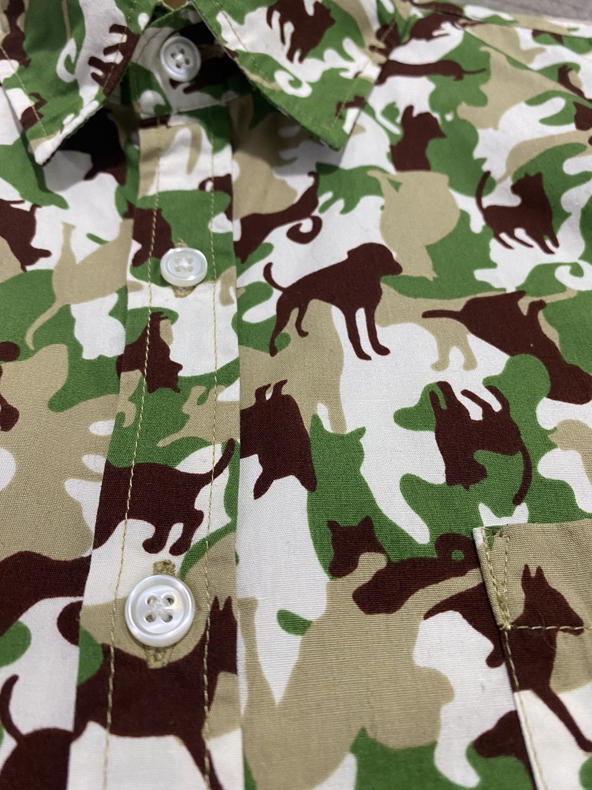 Japanese Brand Agate Label Animal Camo Longsleeves Shirts Large Size US L / EU 52-54 / 3 - 5 Thumbnail