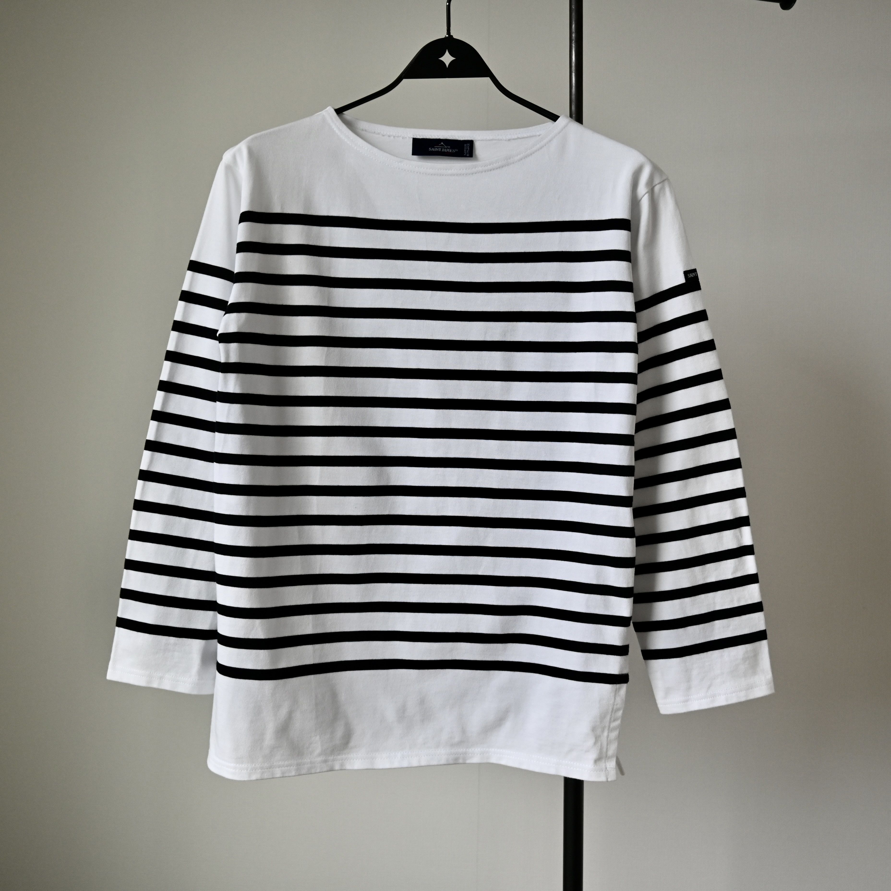 Saint James SAINT JAMES "NAVAL" authentic sailor shirt, 3/SM Size US S / EU 44-46 / 1 - 1 Thumbnail