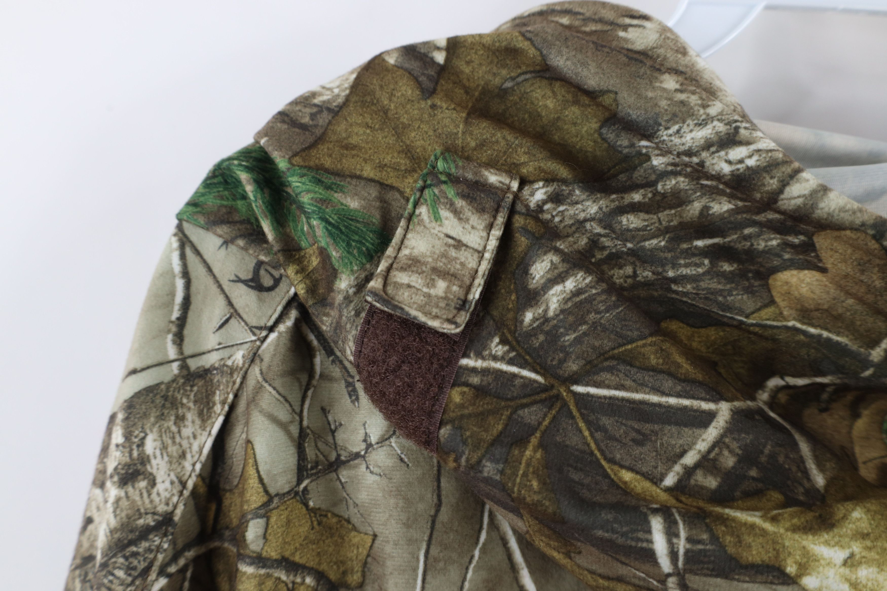 Vintage Vintage Camouflage Insect Shield Chamois Cloth Hooded Jacket Size US XXL / EU 58 / 5 - 12 Thumbnail
